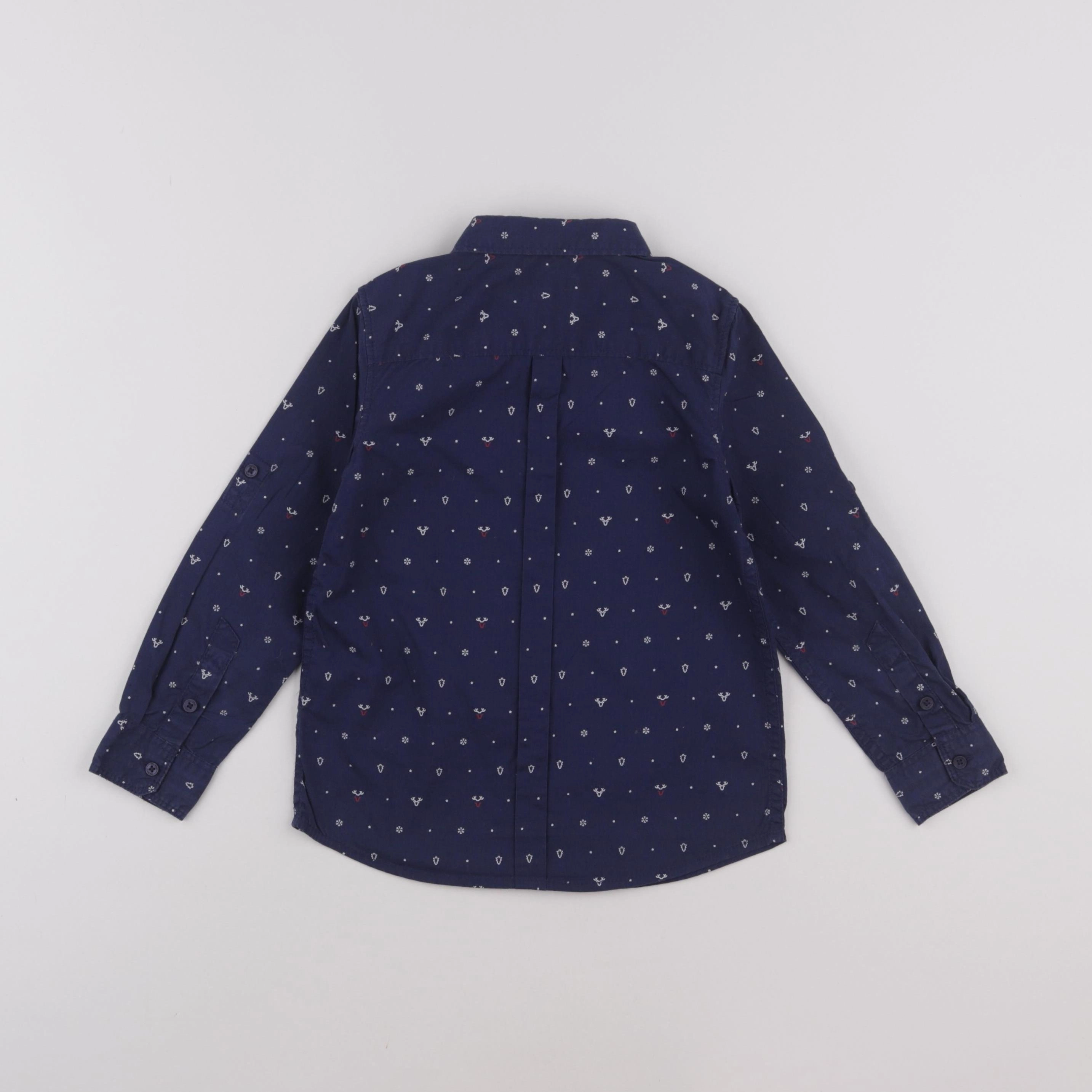 Okaidi - chemise bleu - 4 ans