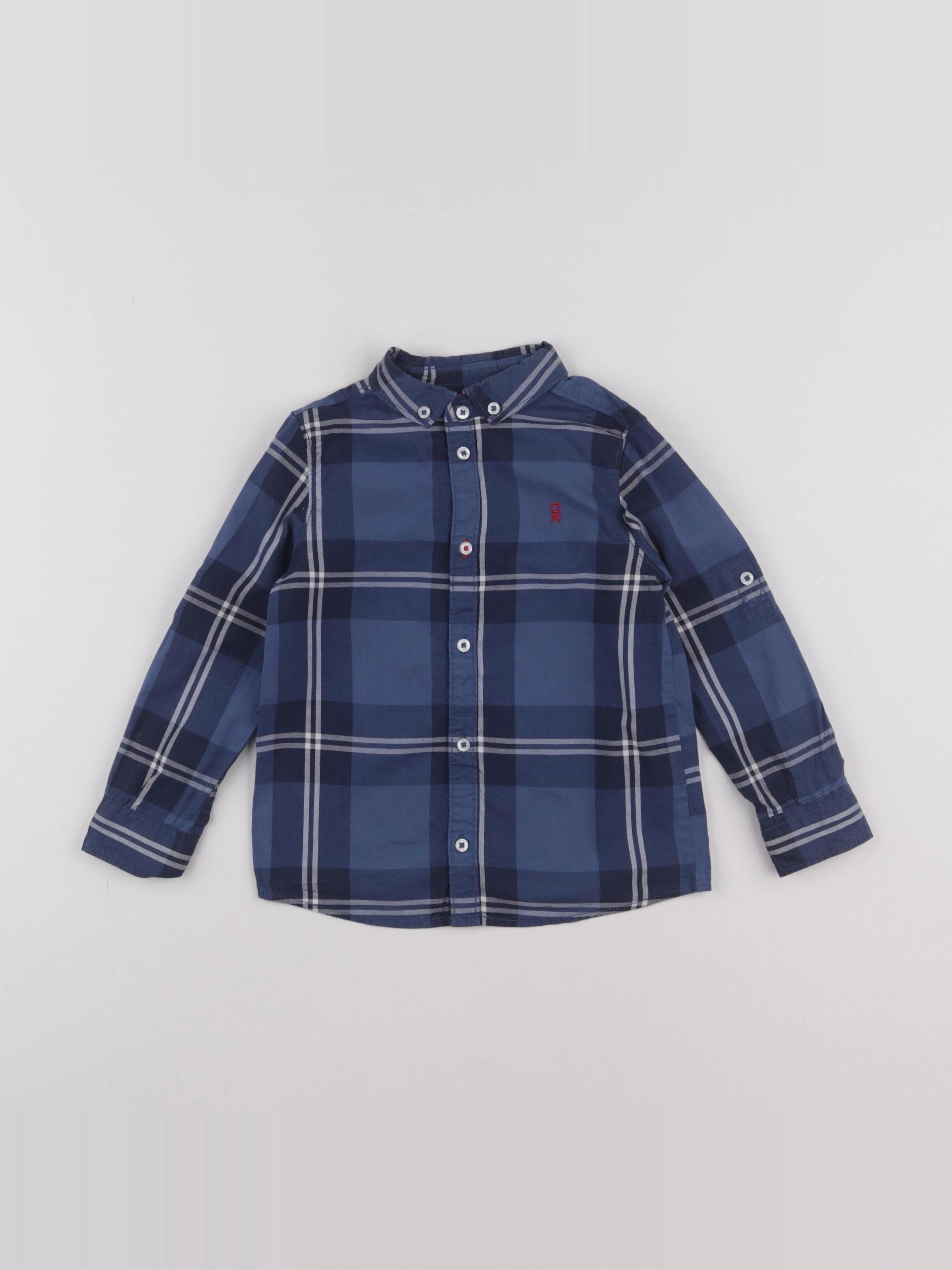 Okaidi - chemise bleu - 3 ans