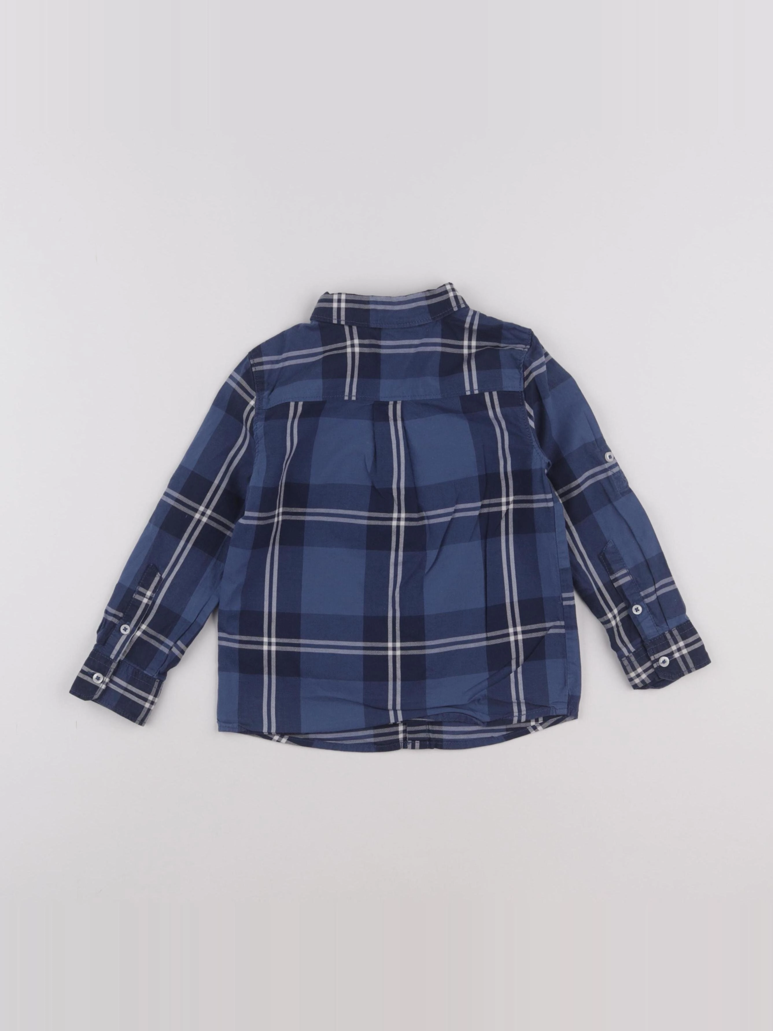 Okaidi - chemise bleu - 3 ans