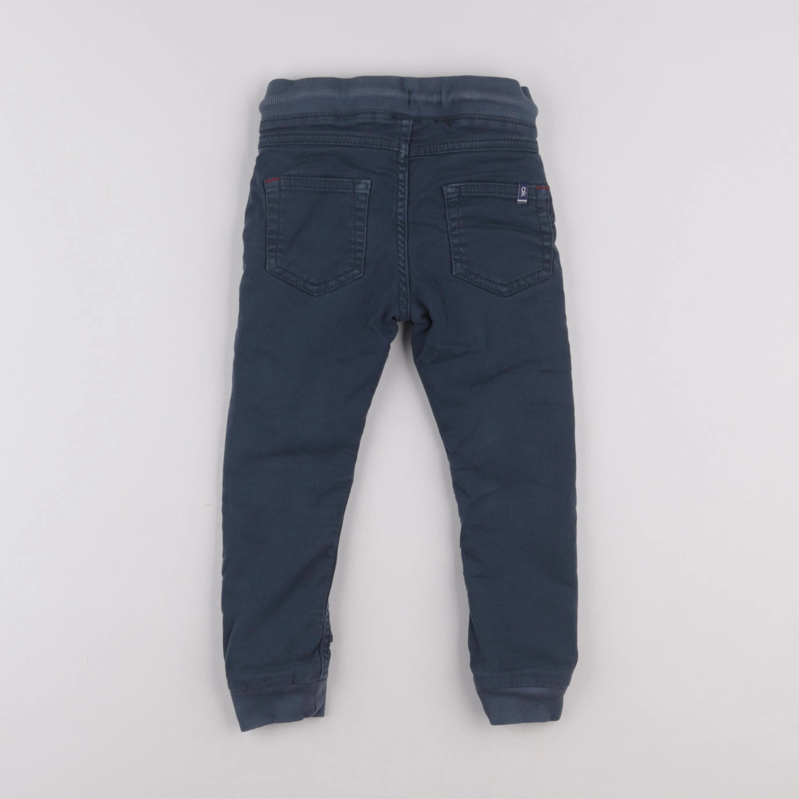Okaidi - pantalon doublé bleu - 3 ans