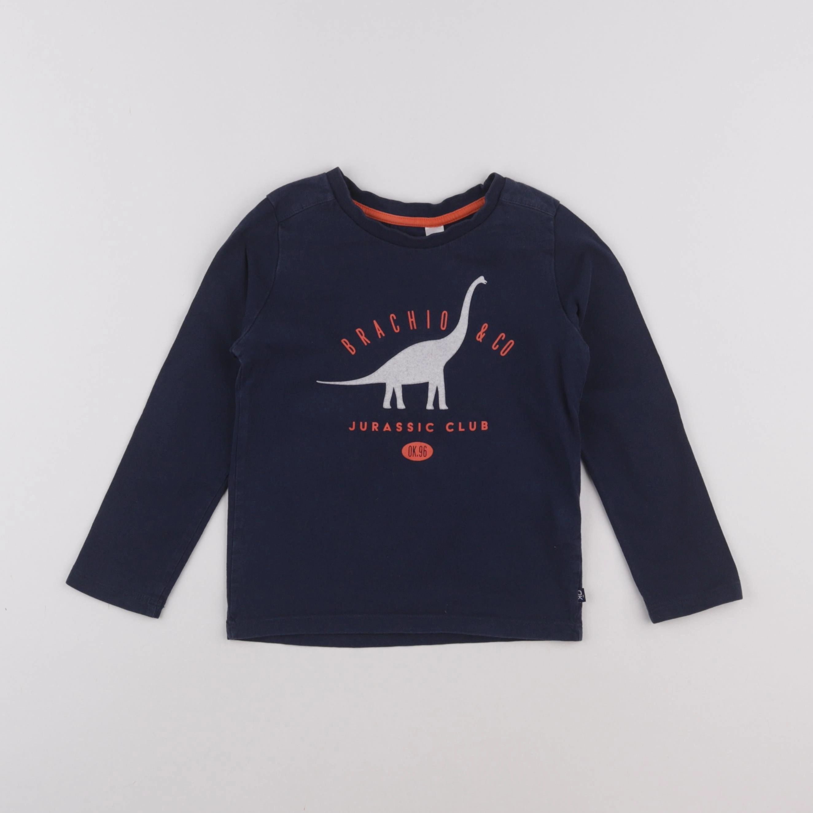 Okaidi - tee-shirt bleu - 3 ans