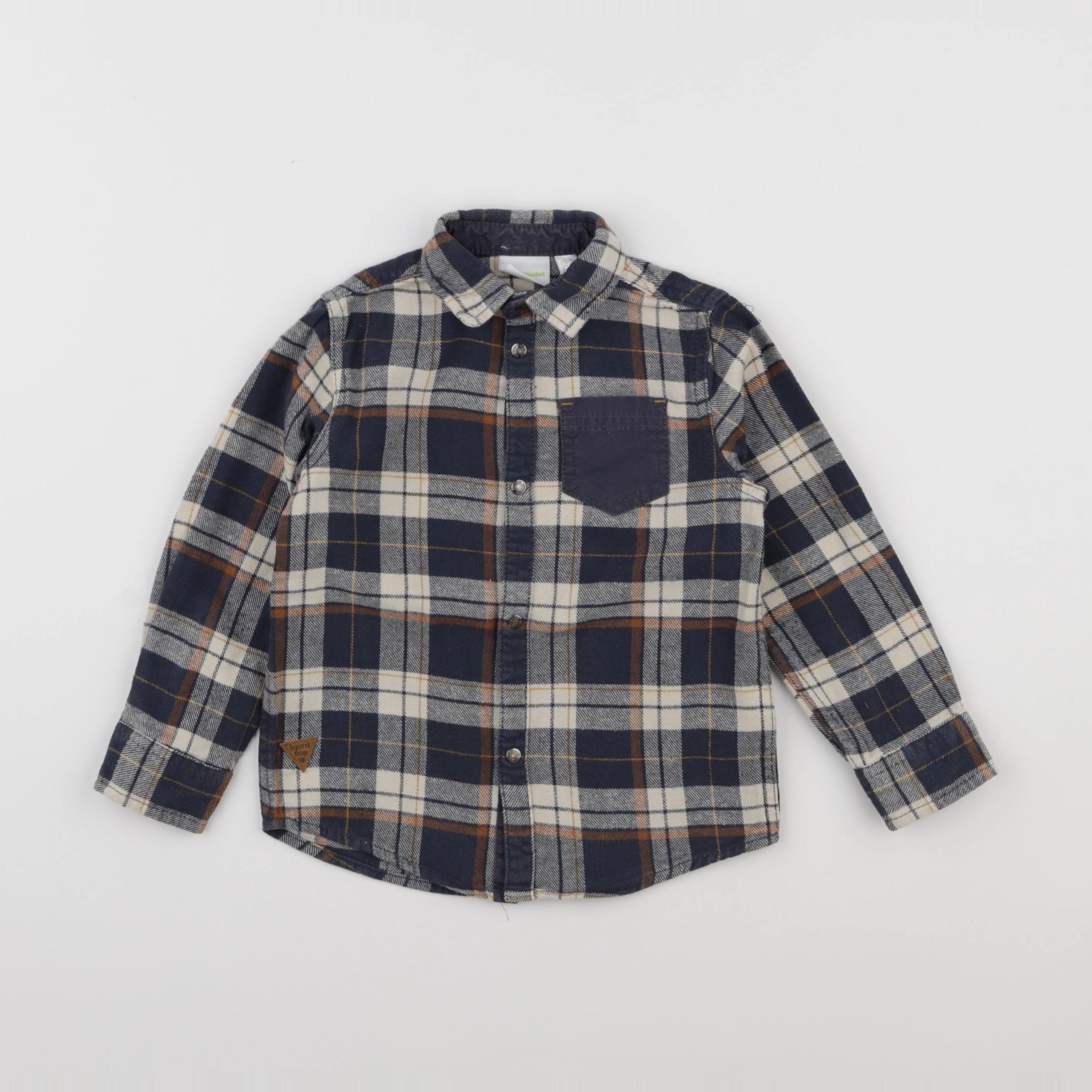 Vertbaudet - chemise bleu - 5 ans