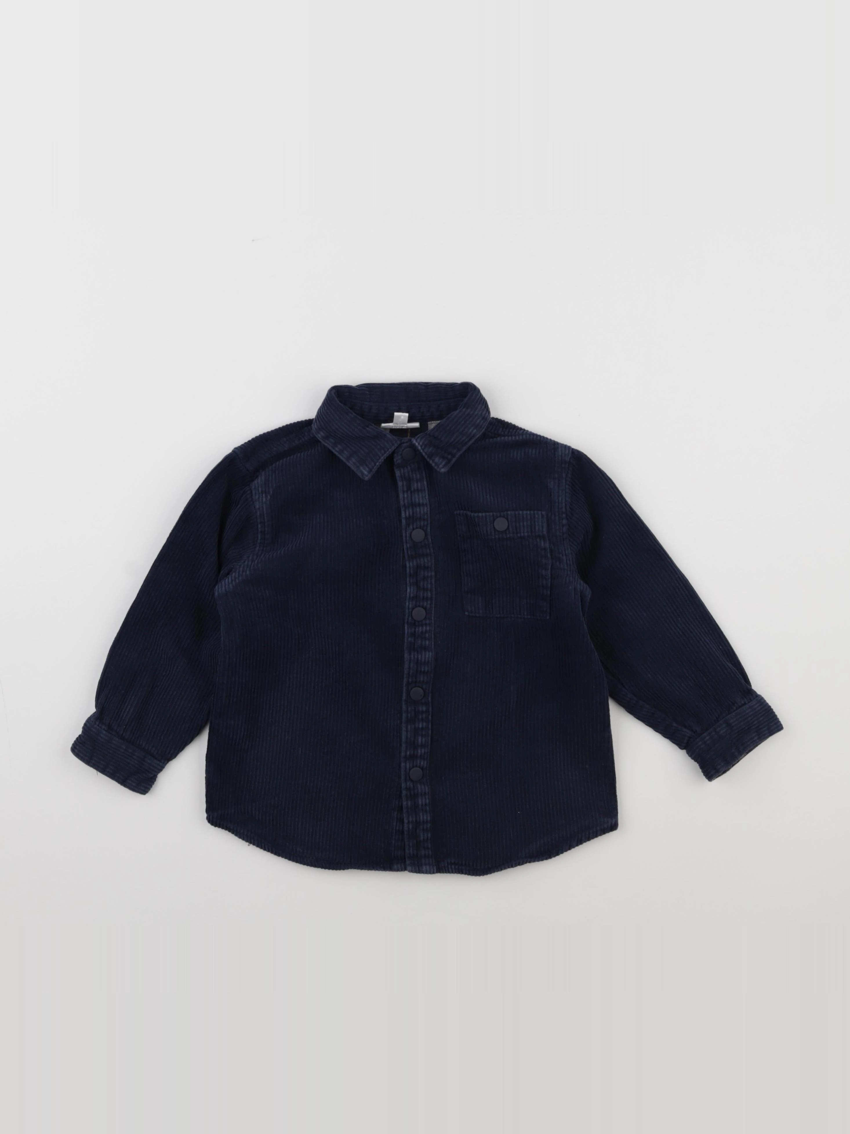 Vertbaudet - chemise bleu - 3 ans