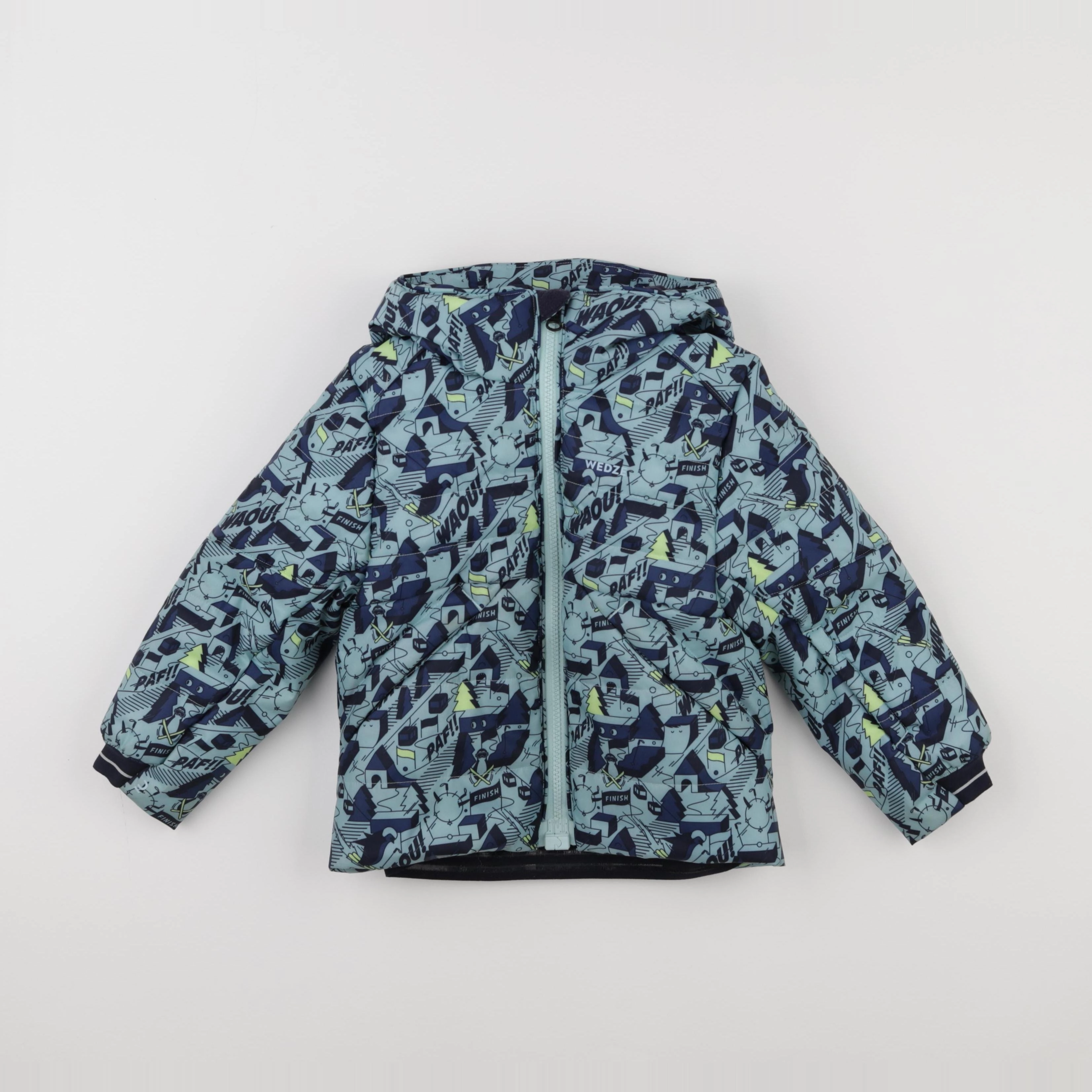 Decathlon ski - manteau de ski bleu - 4 ans