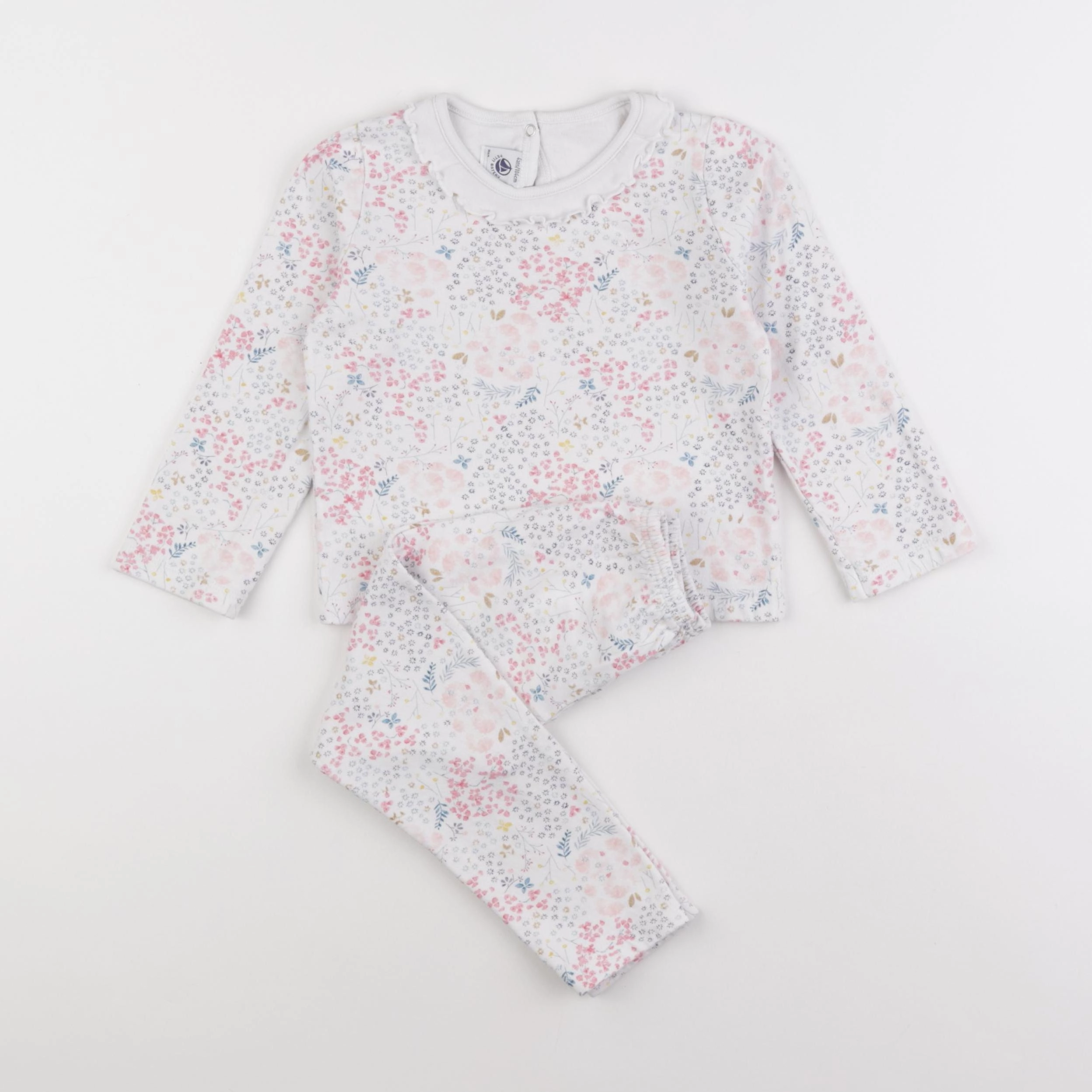 Petit Bateau - pyjama coton multicolore - 4 ans