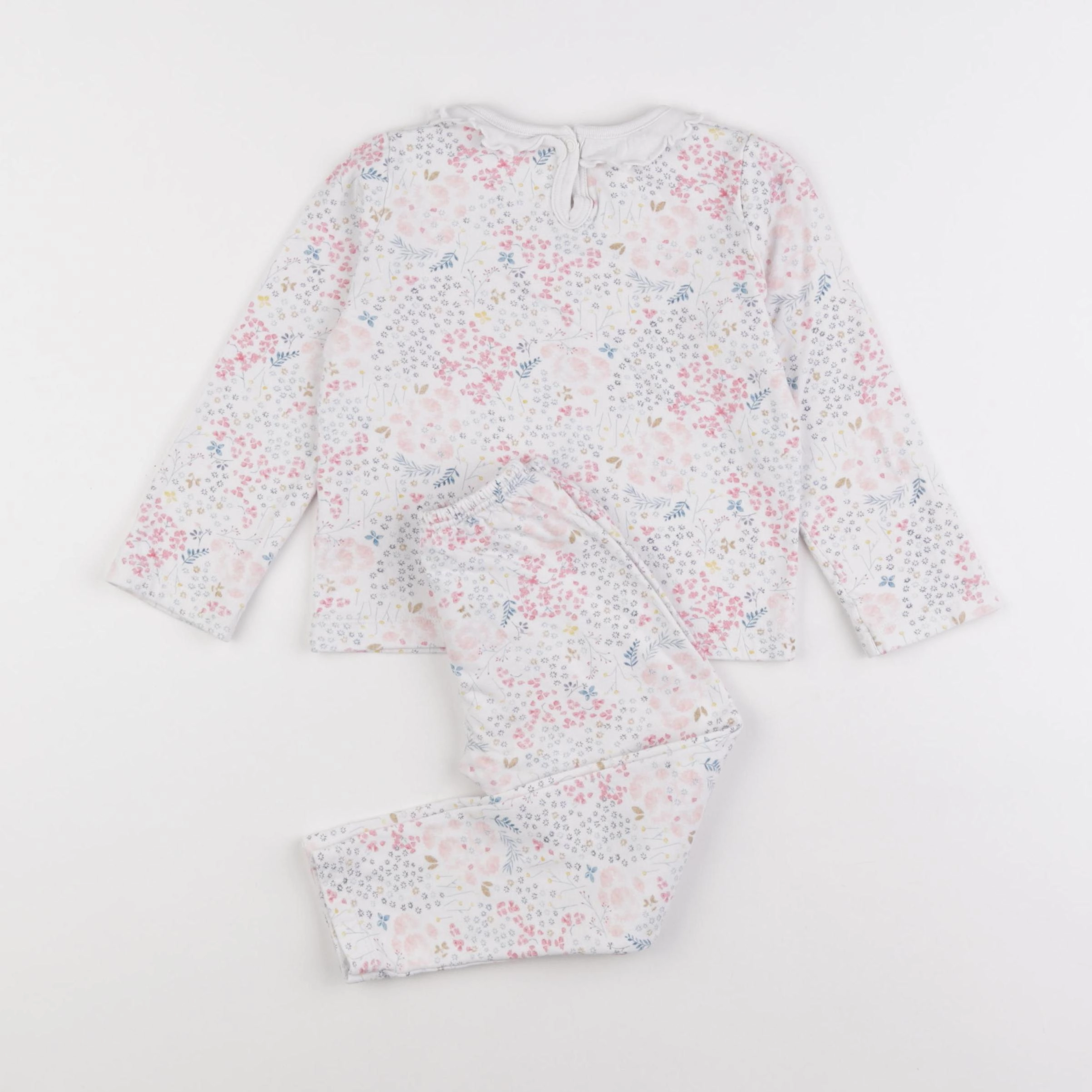 Petit Bateau - pyjama coton multicolore - 4 ans