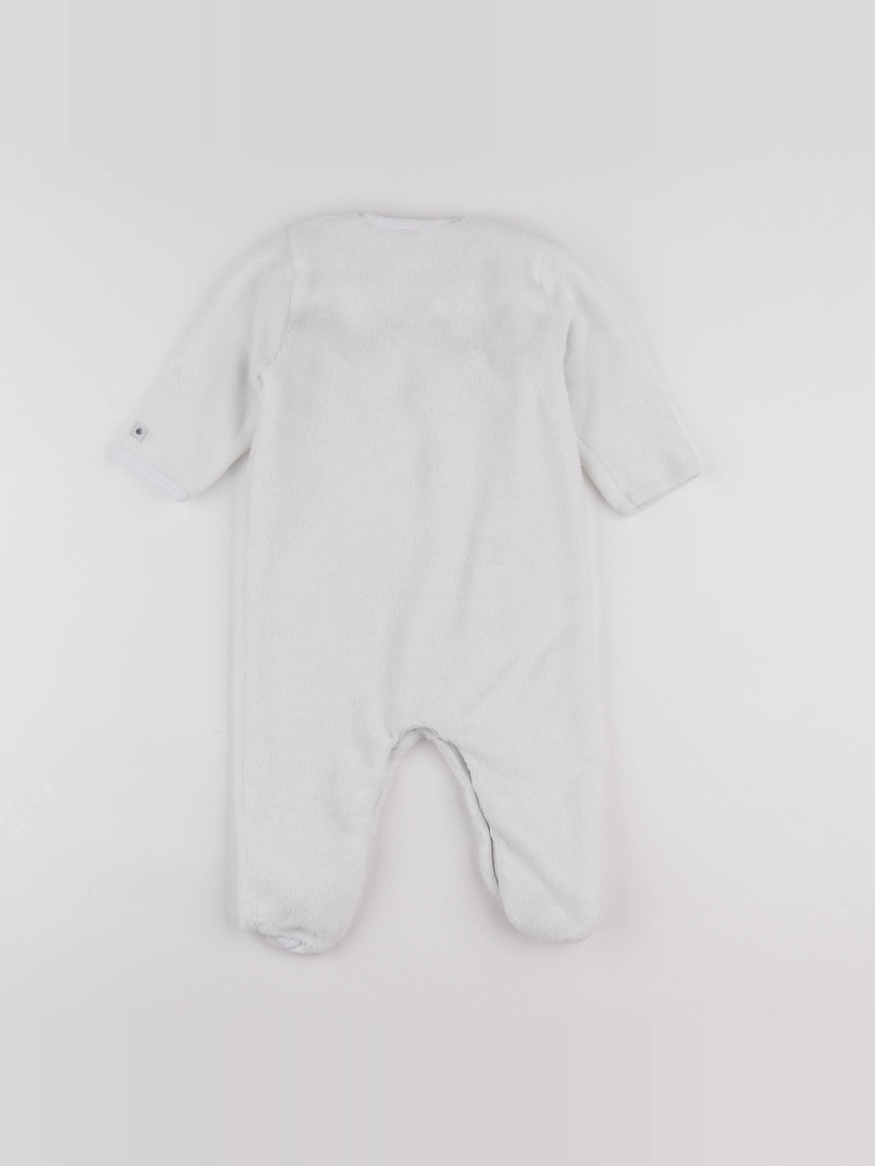 Petit Bateau - sur-pyjama blanc - 12 mois