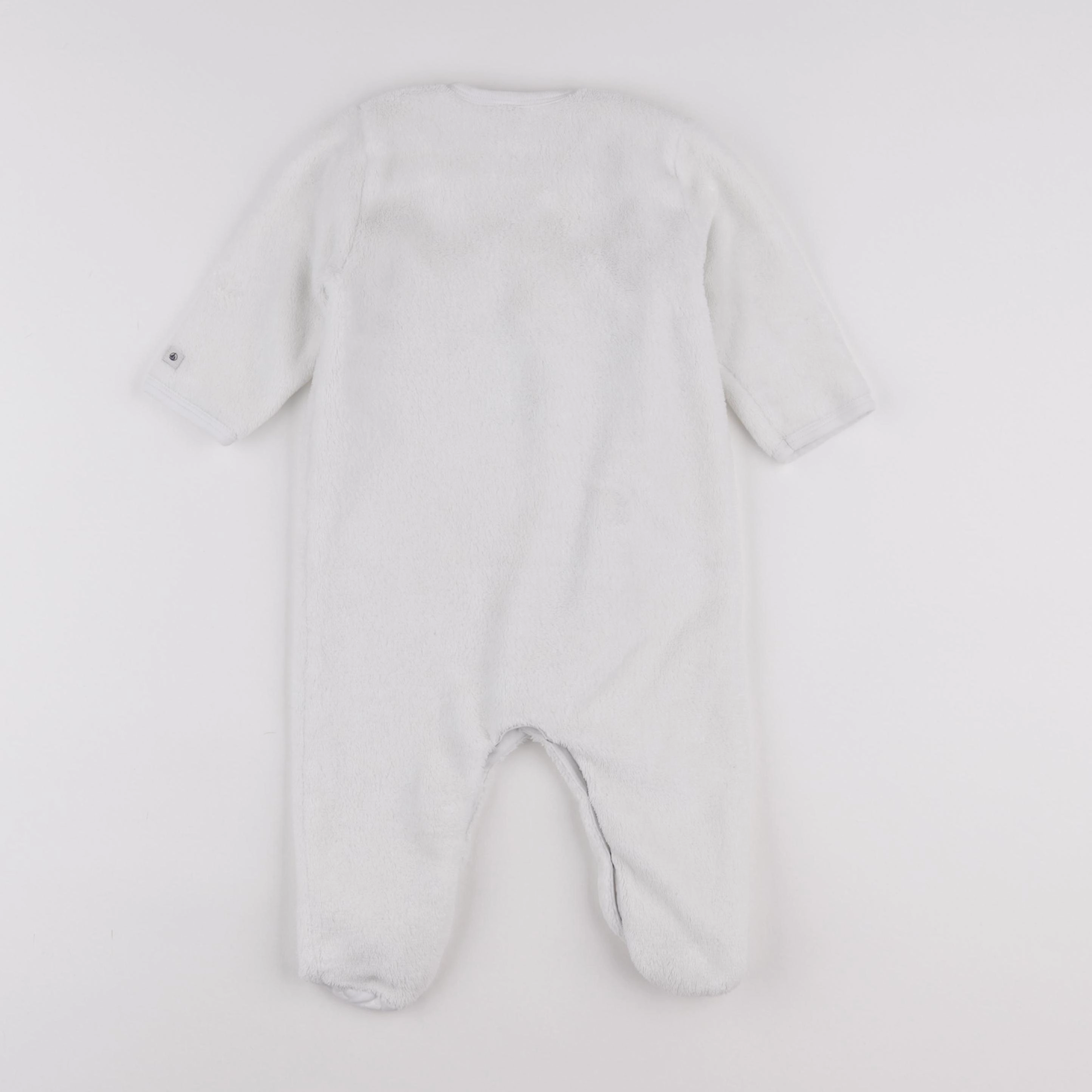 Petit Bateau - sur-pyjama blanc - 12 mois