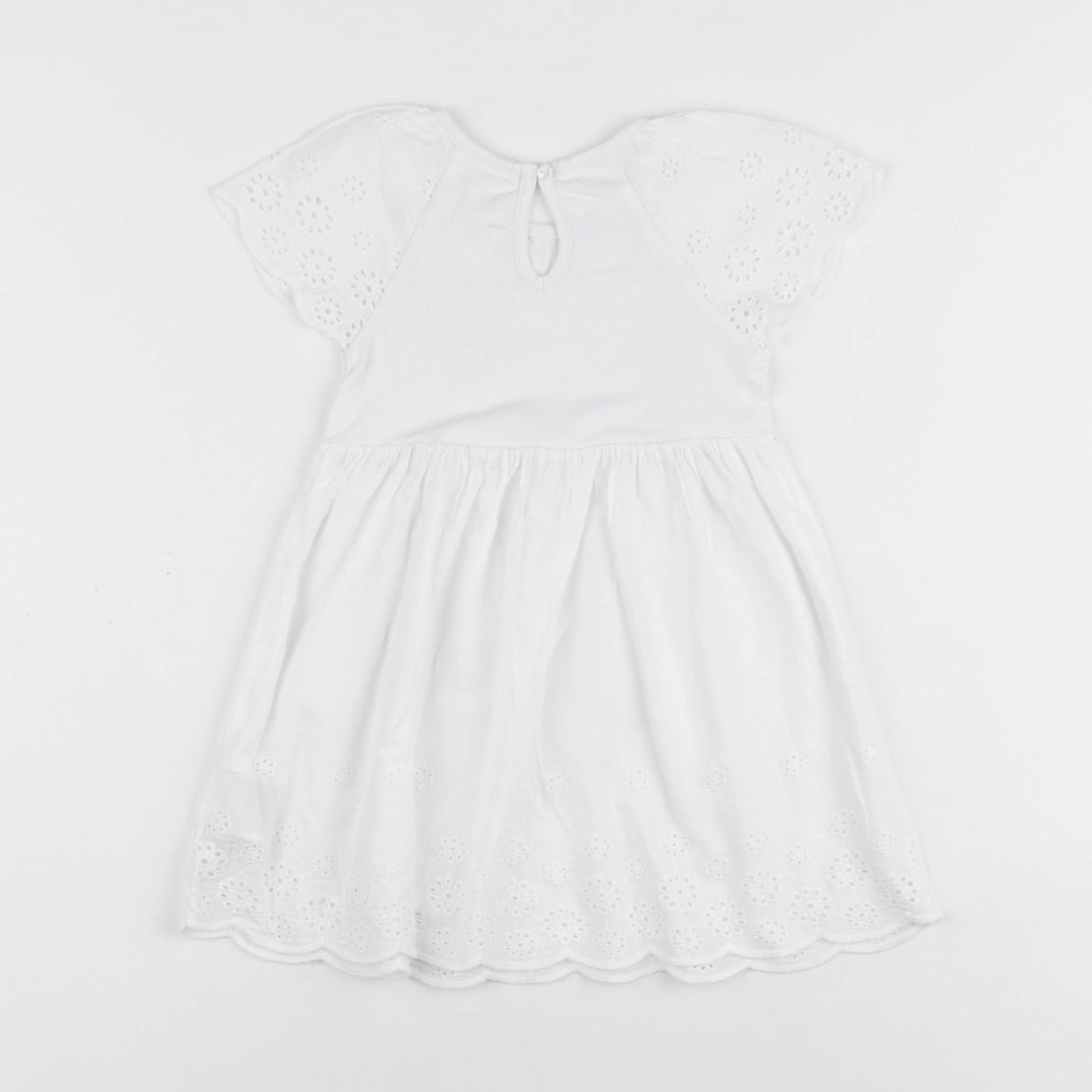 H&M - robe blanc - 18/24 mois