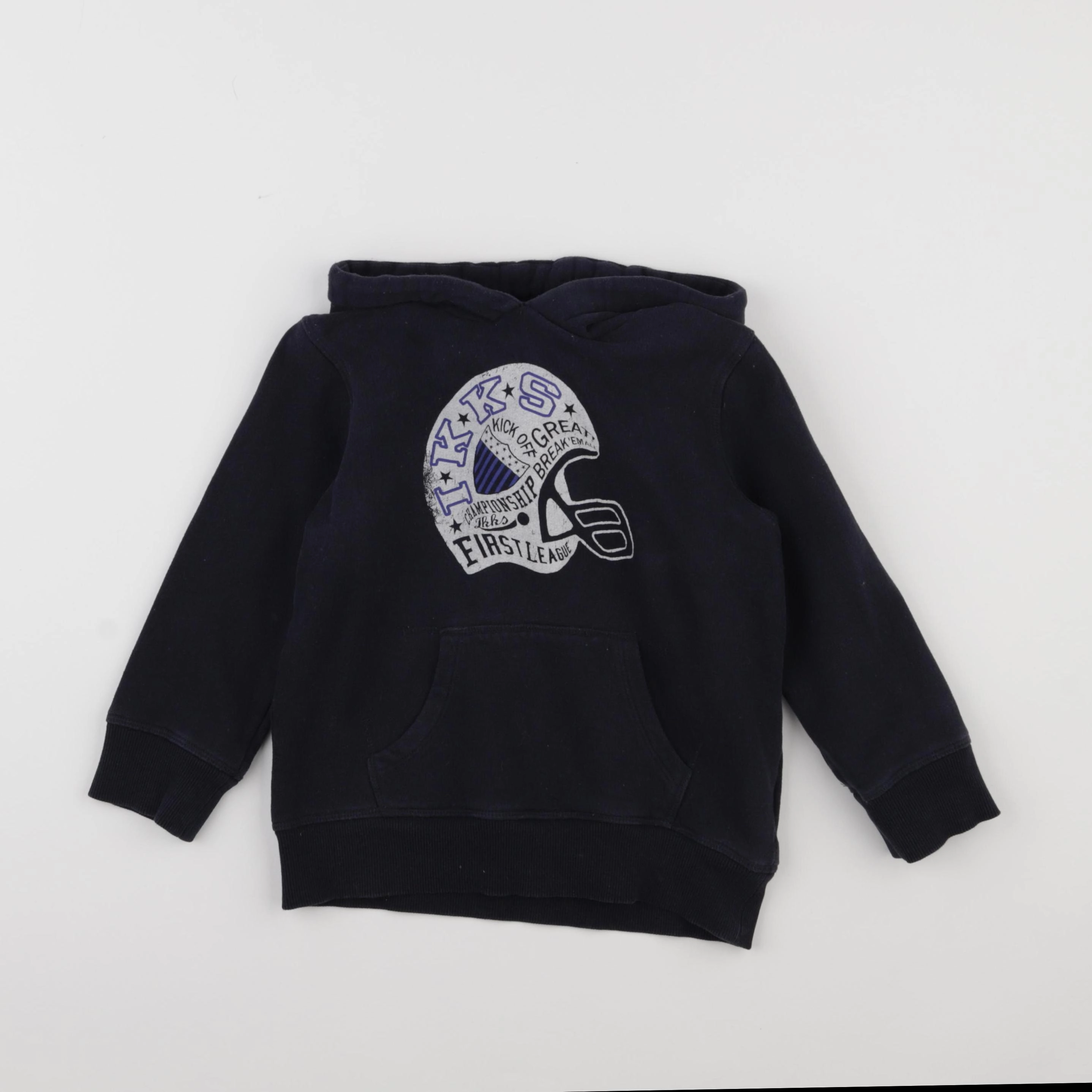 IKKS - sweat bleu - 4 ans