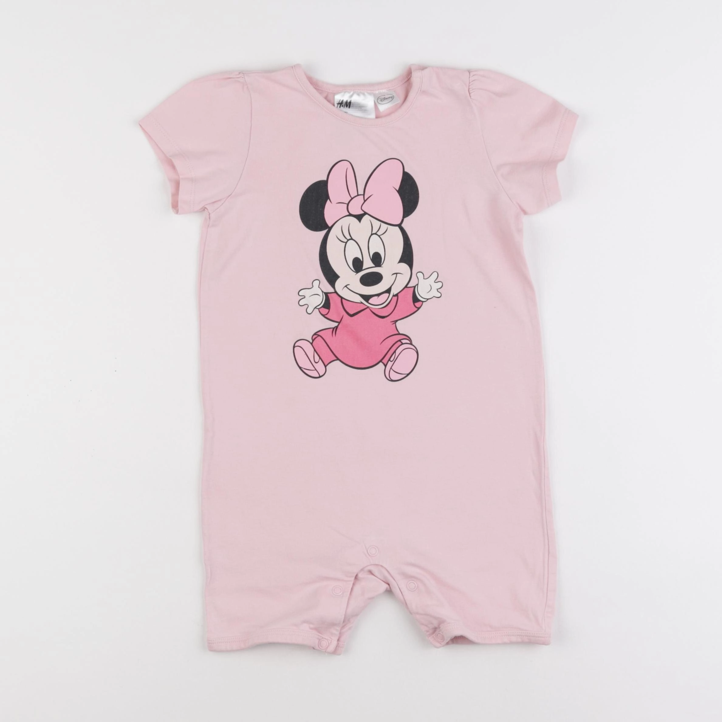 H&M - pyjama coton rose - 18/24 mois