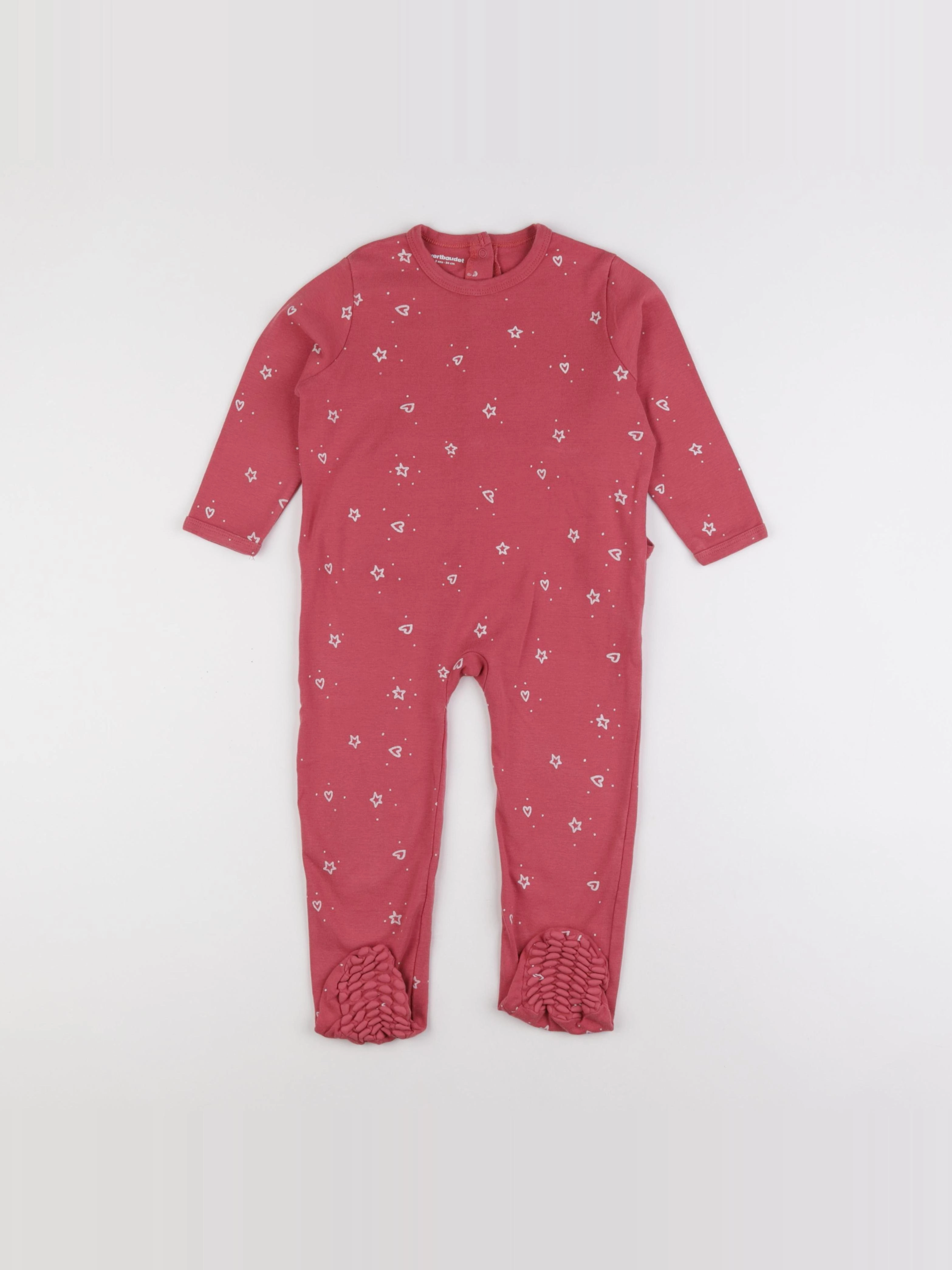 Vertbaudet - pyjama coton rose - 3 ans