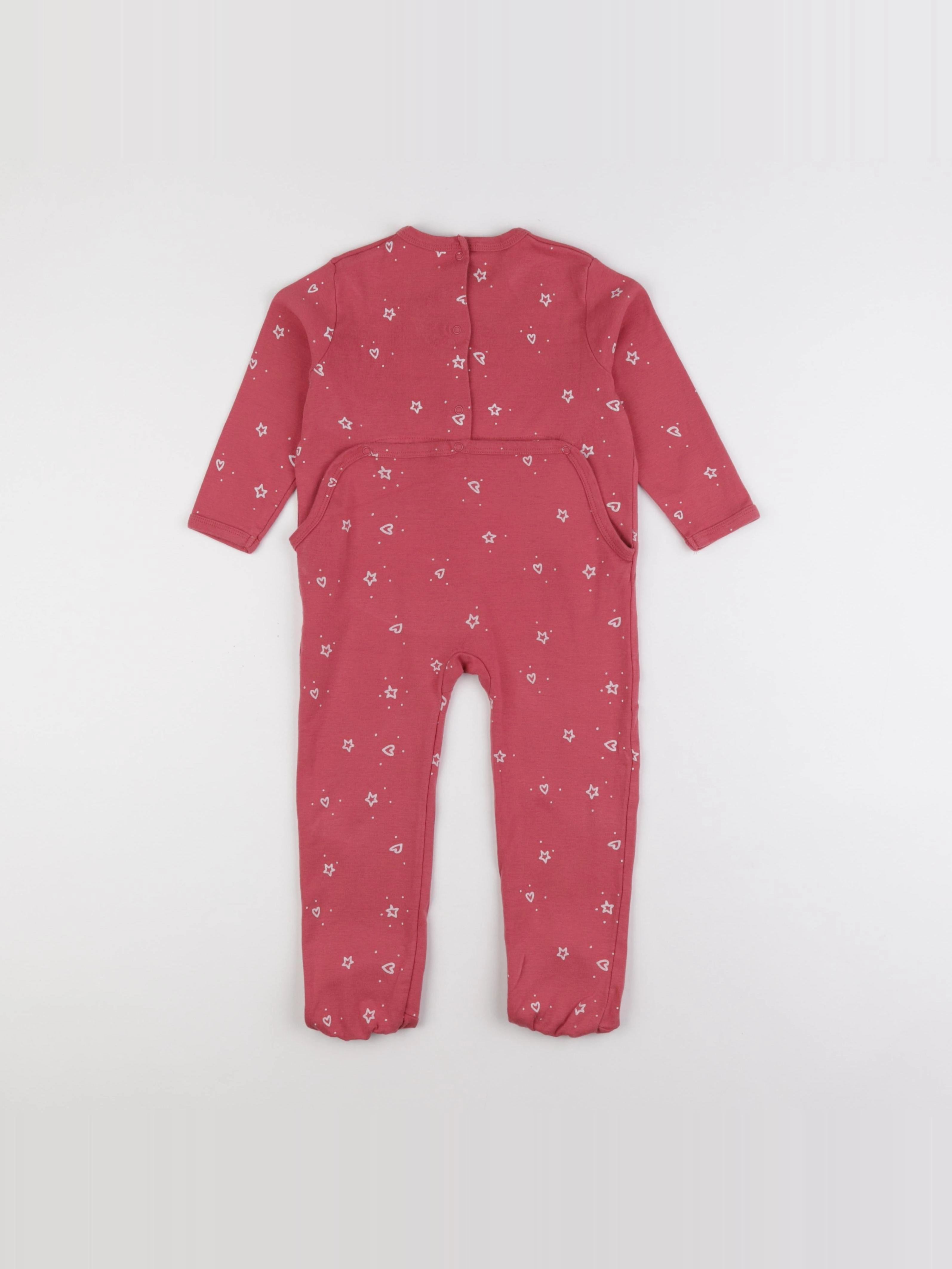 Vertbaudet - pyjama coton rose - 3 ans