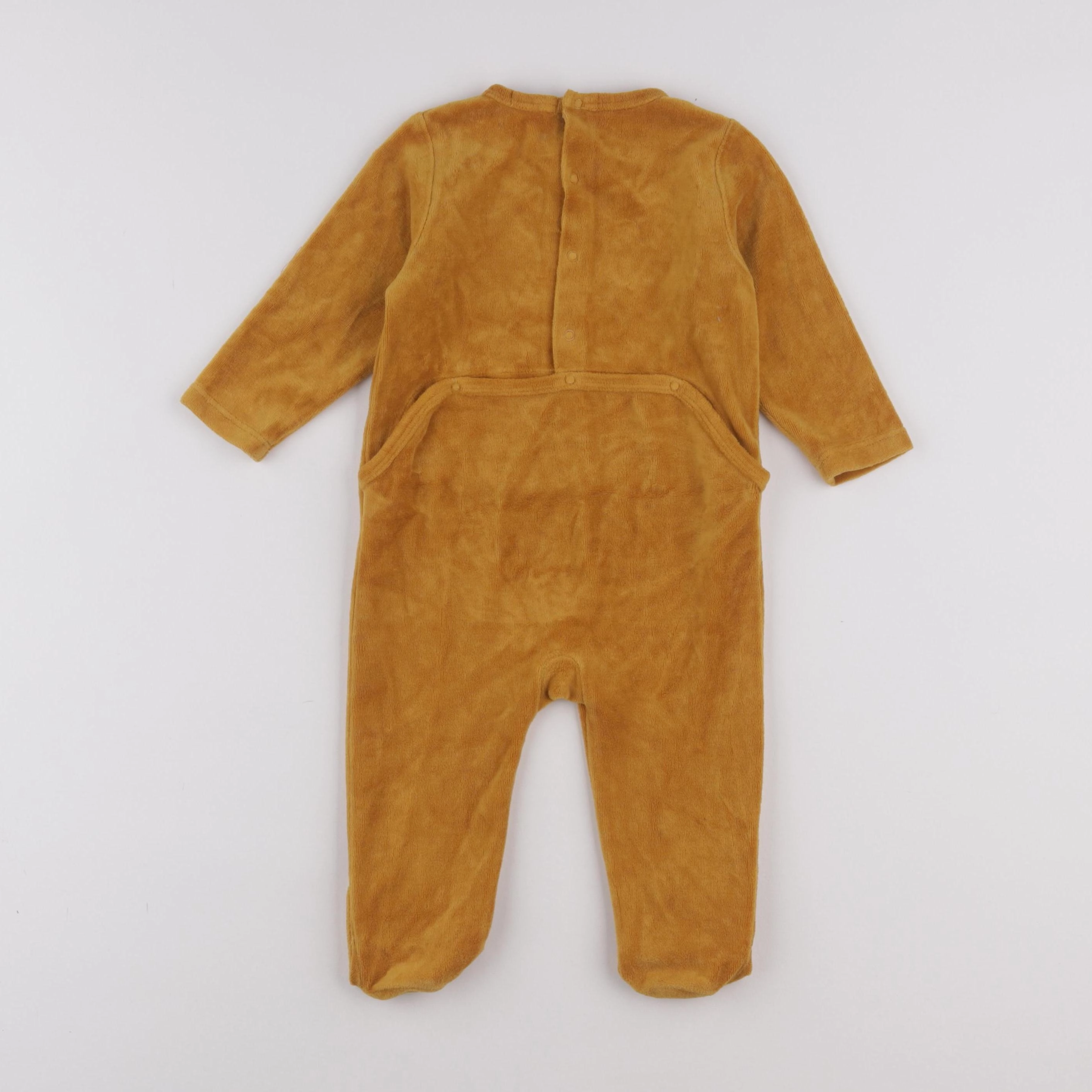 Boutchou - pyjama velours marron - 12 mois