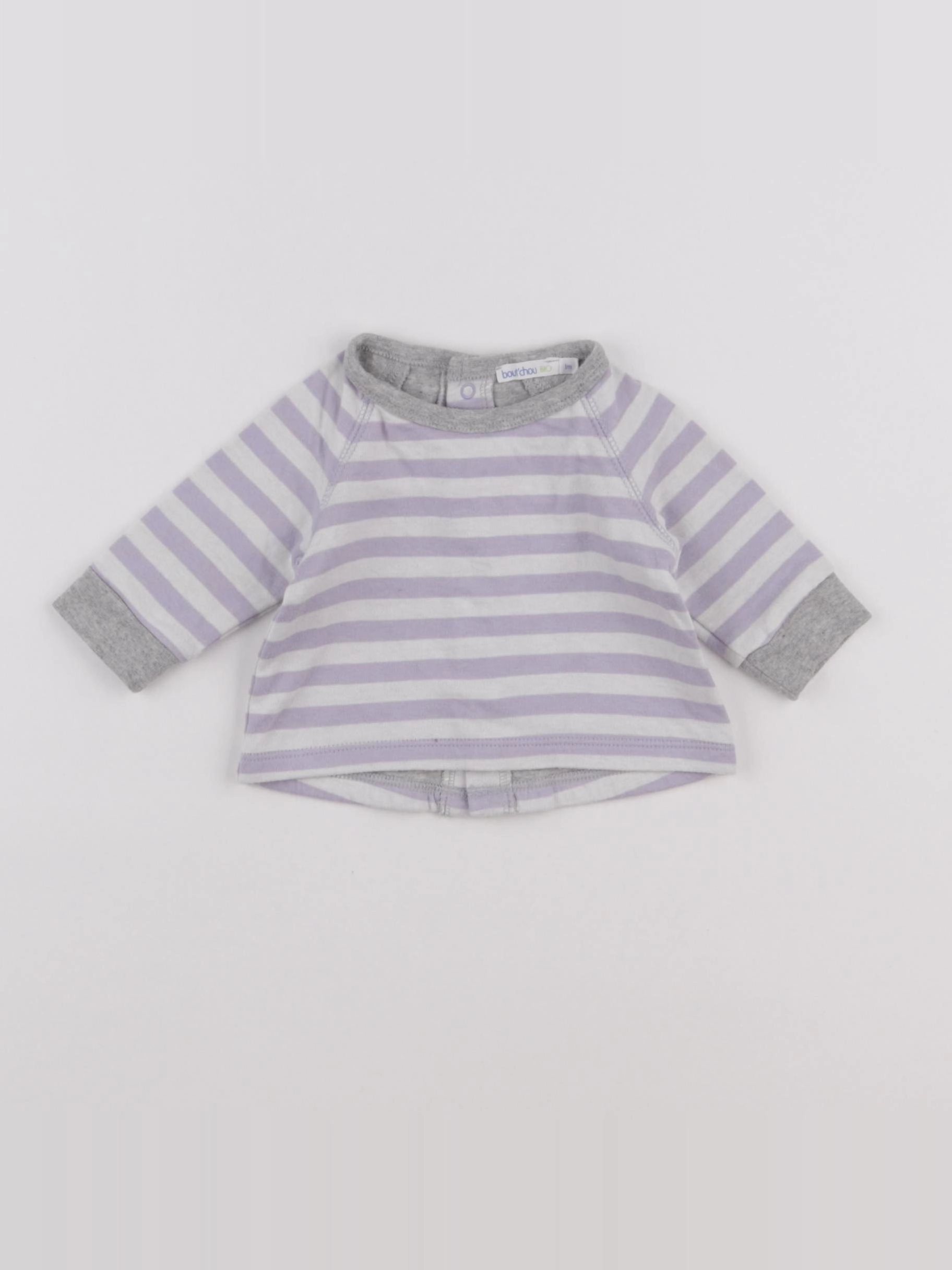 Boutchou - sweat violet - 1 mois