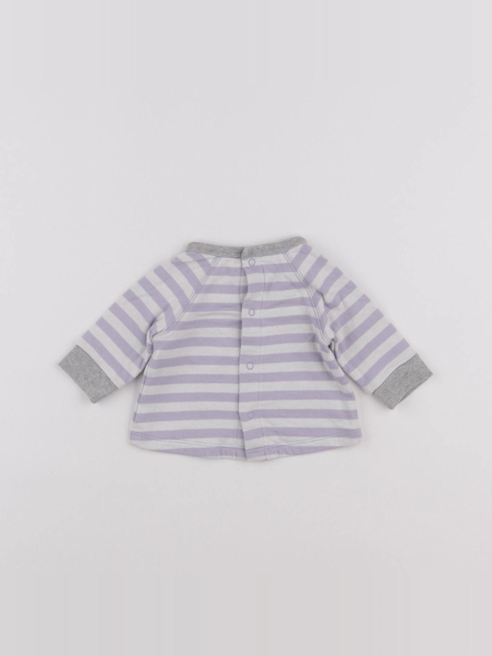 Boutchou - sweat violet - 1 mois