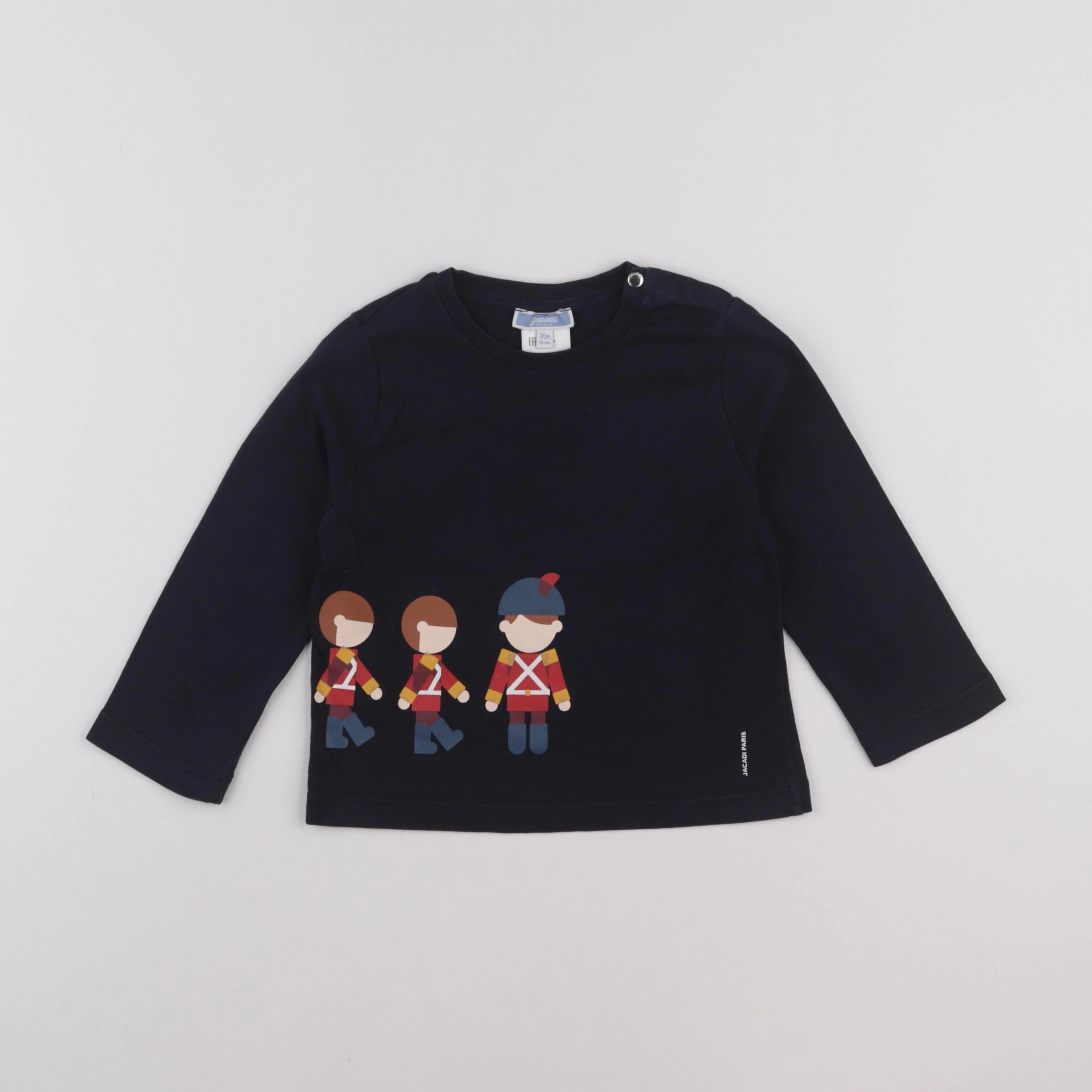 Jacadi - tee-shirt bleu - 36 mois