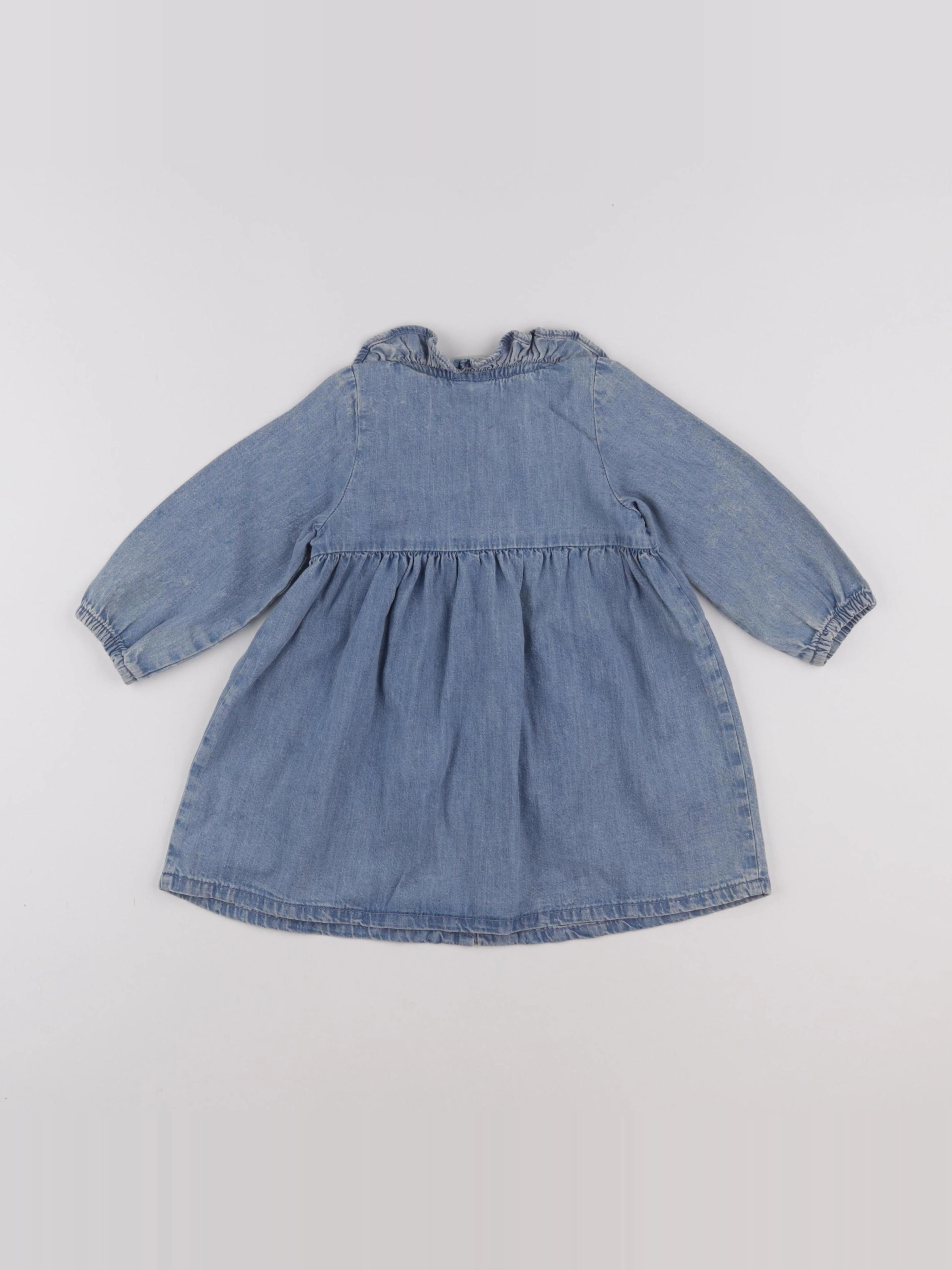 H&M - robe bleu - 9 mois