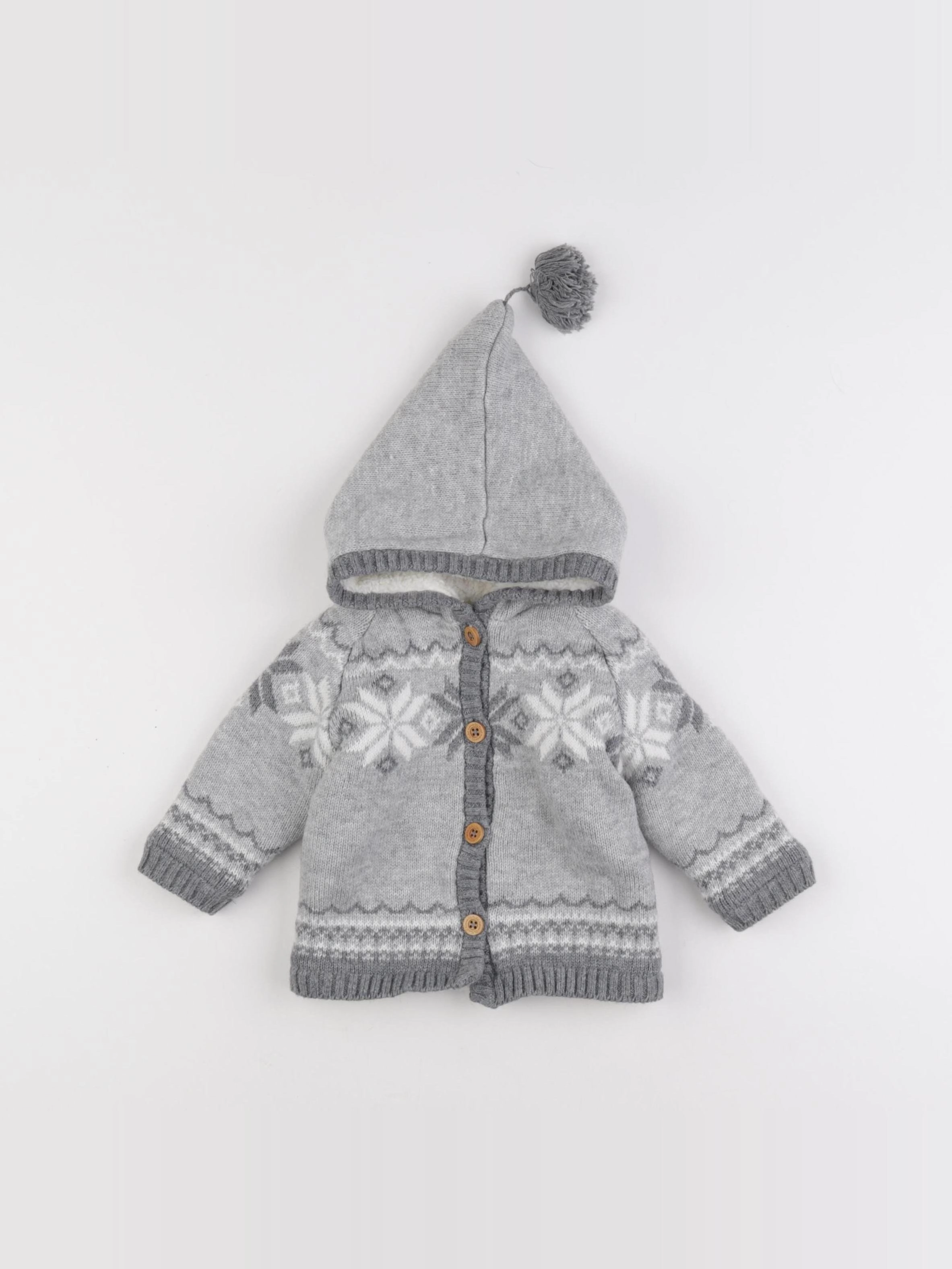 Cadet Rousselle - gilet gris - 3 mois
