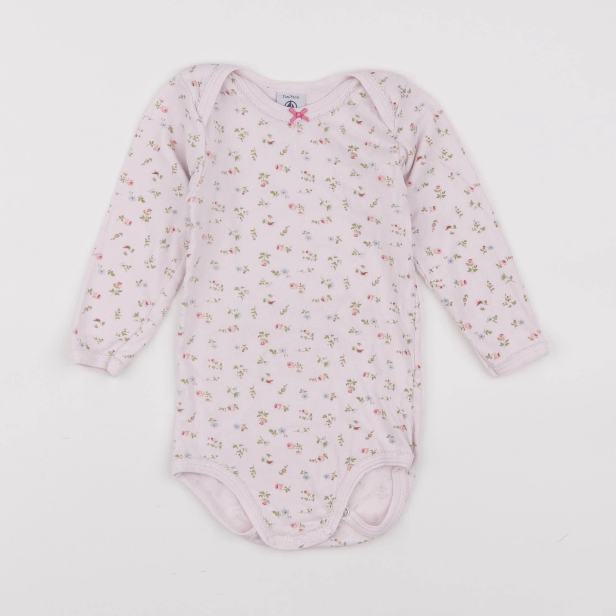 Petit Bateau - body rose - 24 mois