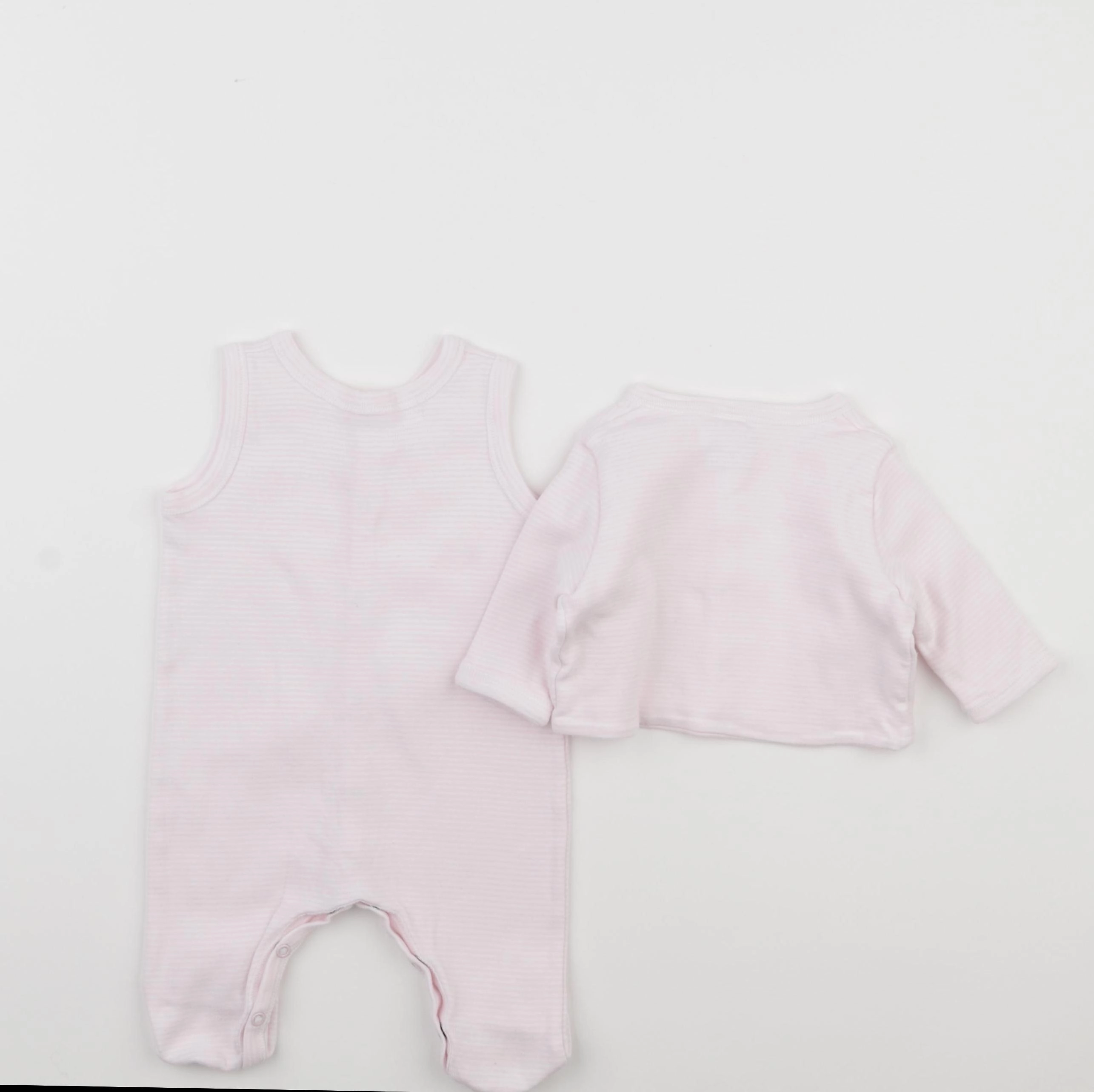 Petit Bateau - pyjama coton rose - 1 mois