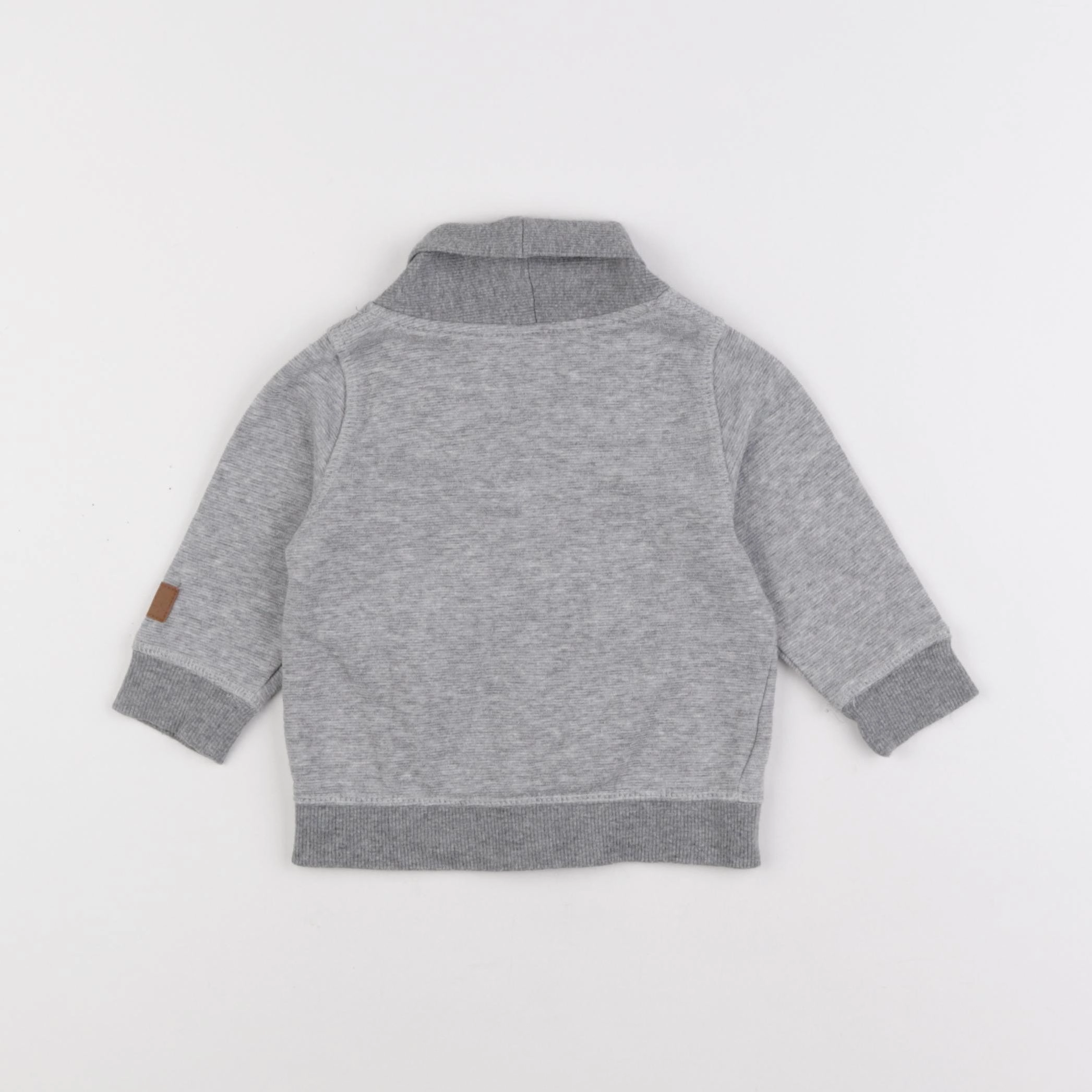 H&M - gilet gris - 4/6 mois