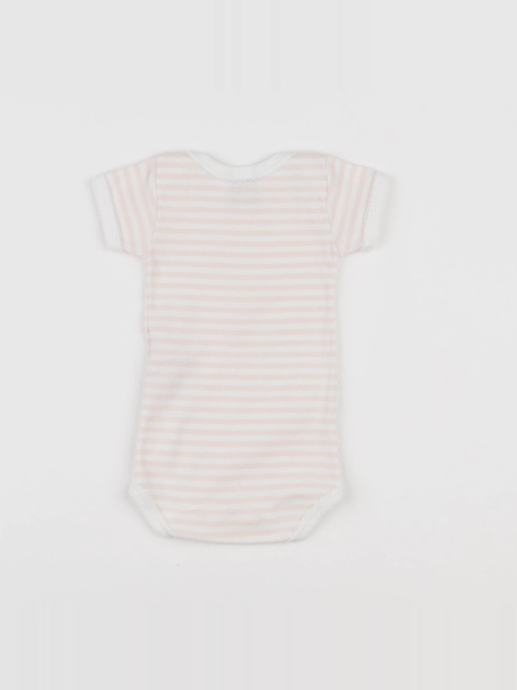Petit Bateau - body rose - 3 mois
