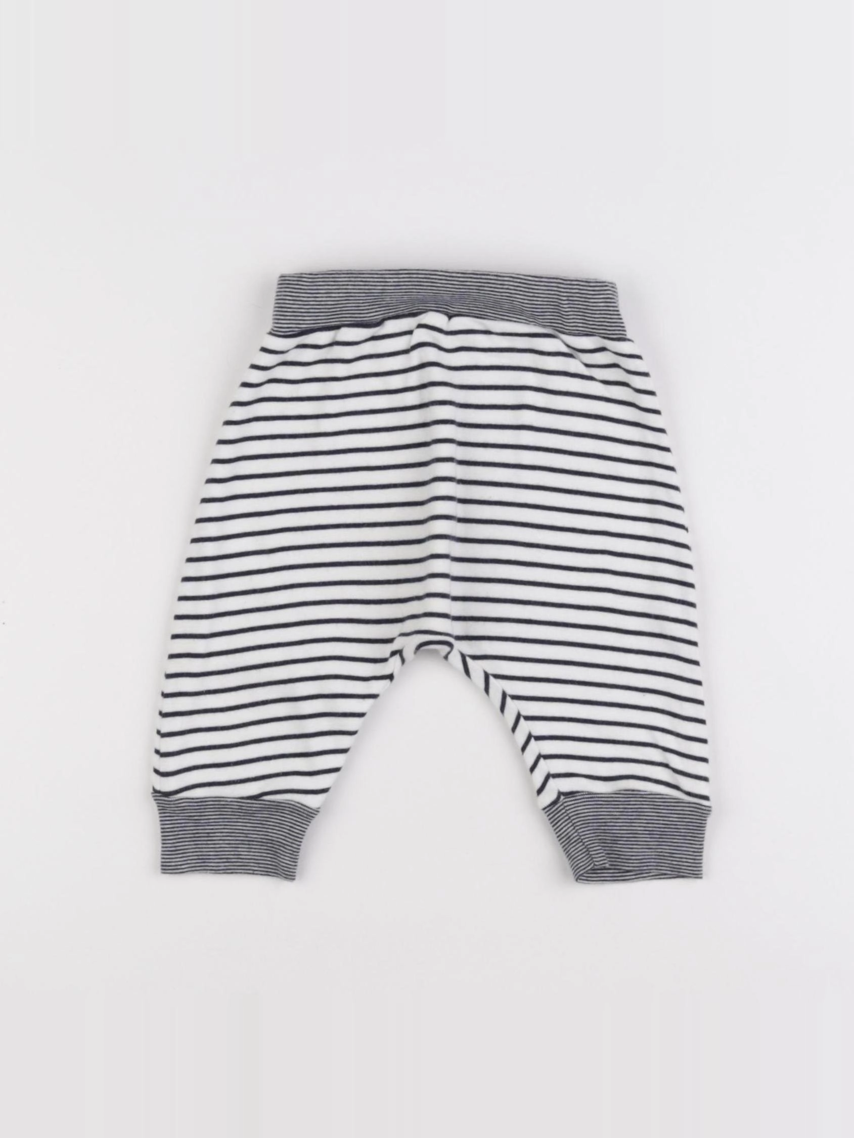 Petit Bateau - sarouel blanc - 6 mois