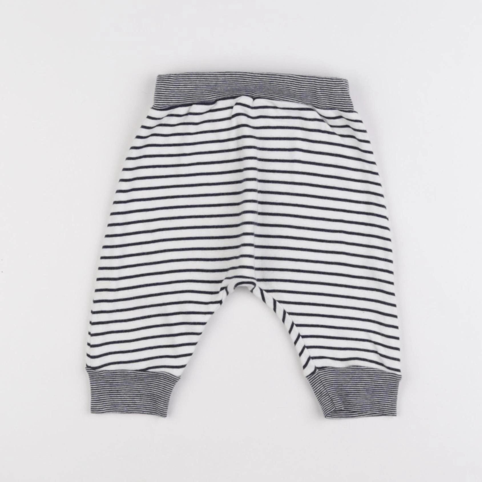 Petit Bateau - sarouel blanc - 6 mois
