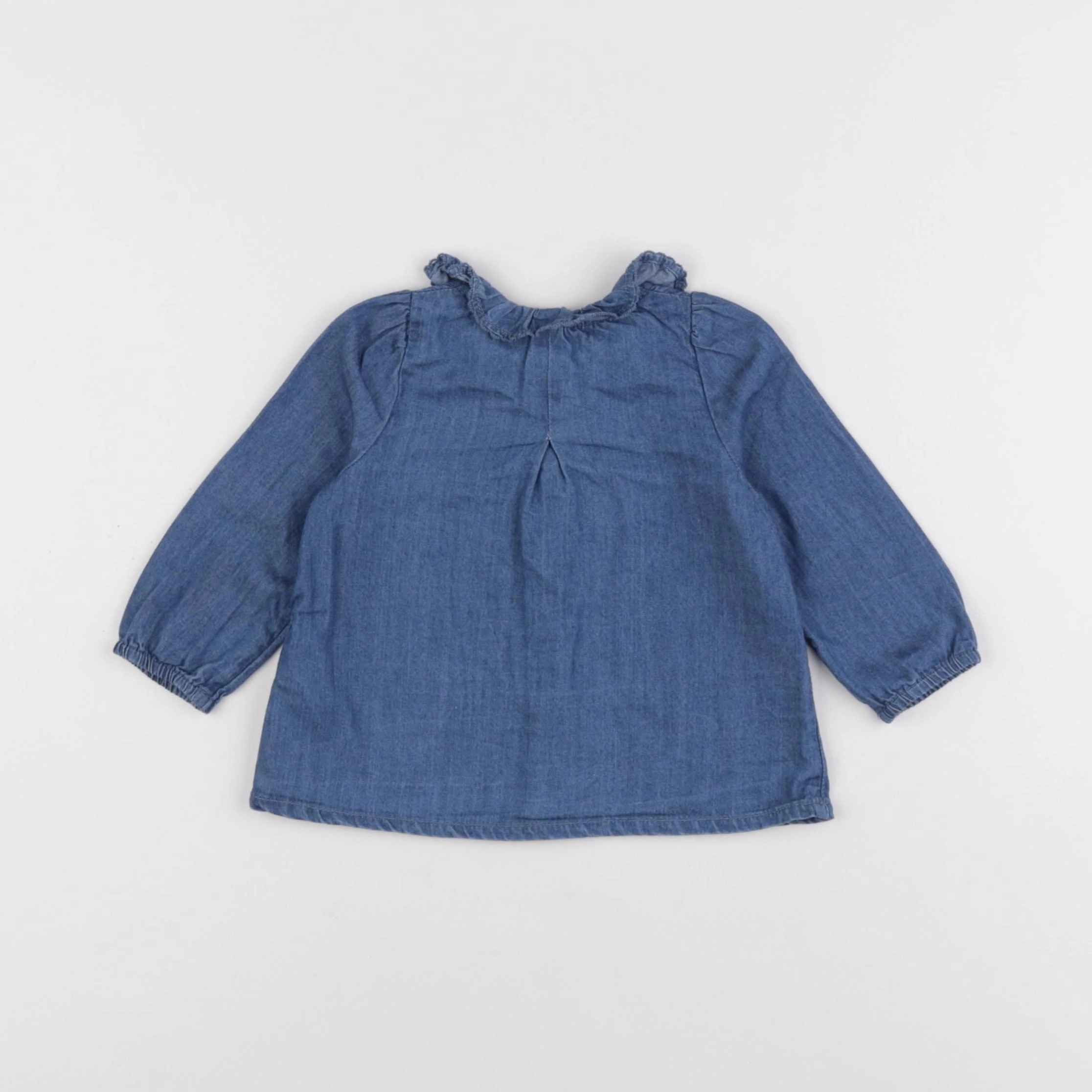 Boutchou - blouse bleu - 6 mois