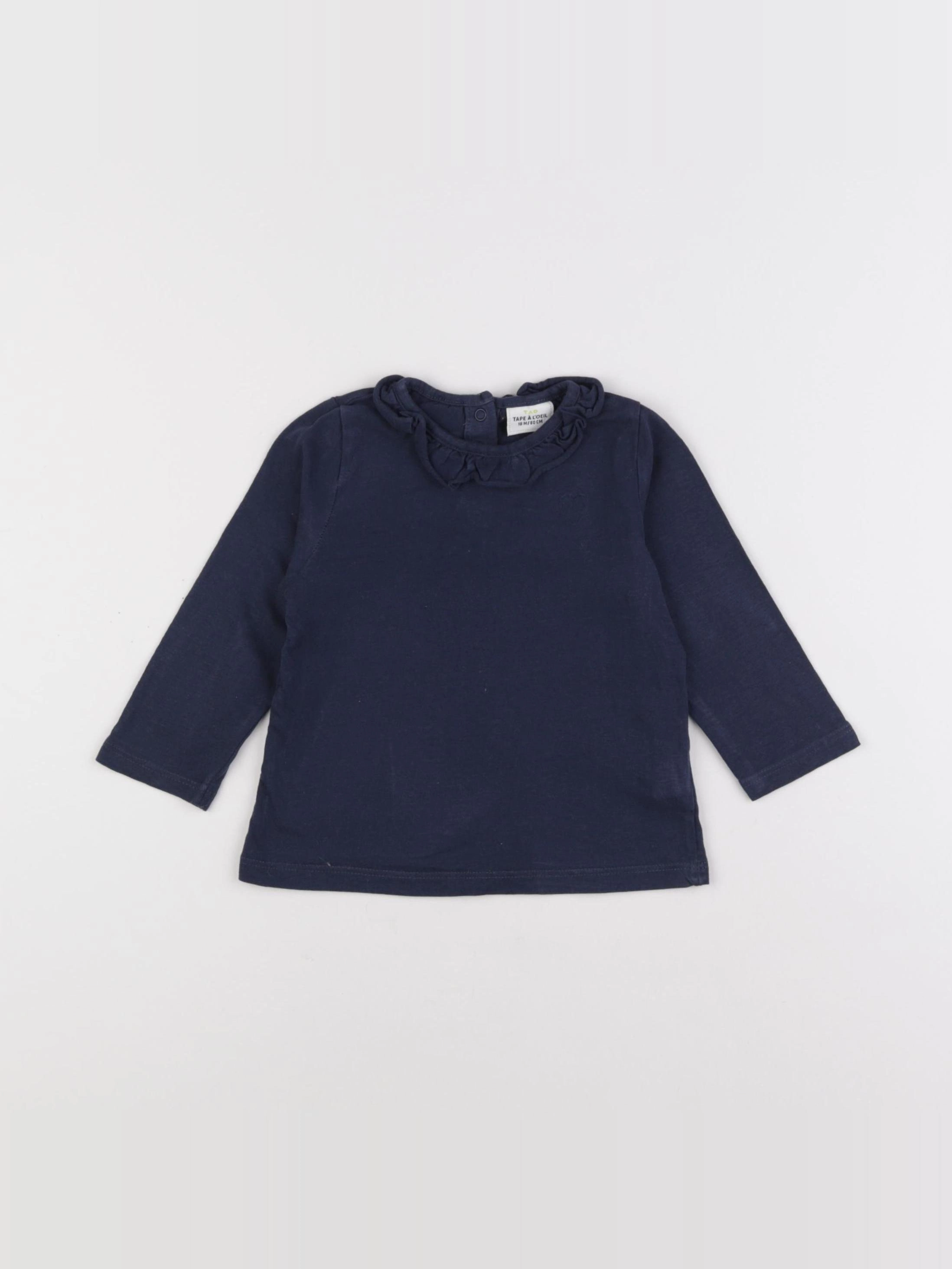Tape à l'oeil - tee-shirt bleu - 18 mois