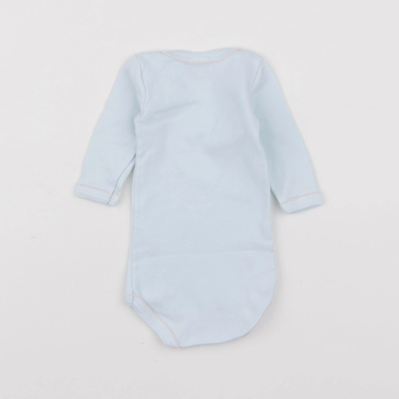 Petit Bateau - body bleu - 1 mois