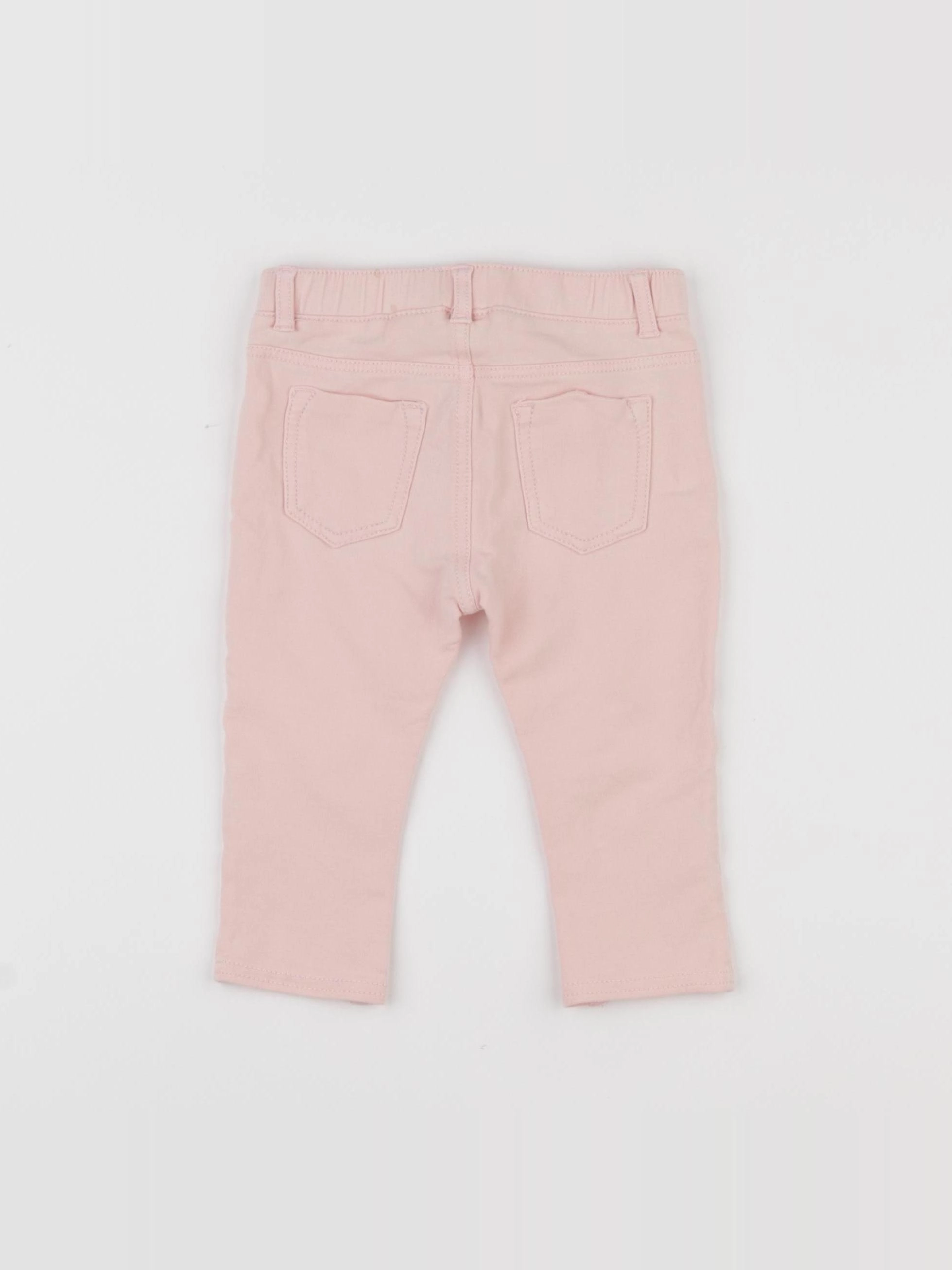 H&M - jegging rose - 9/12 mois