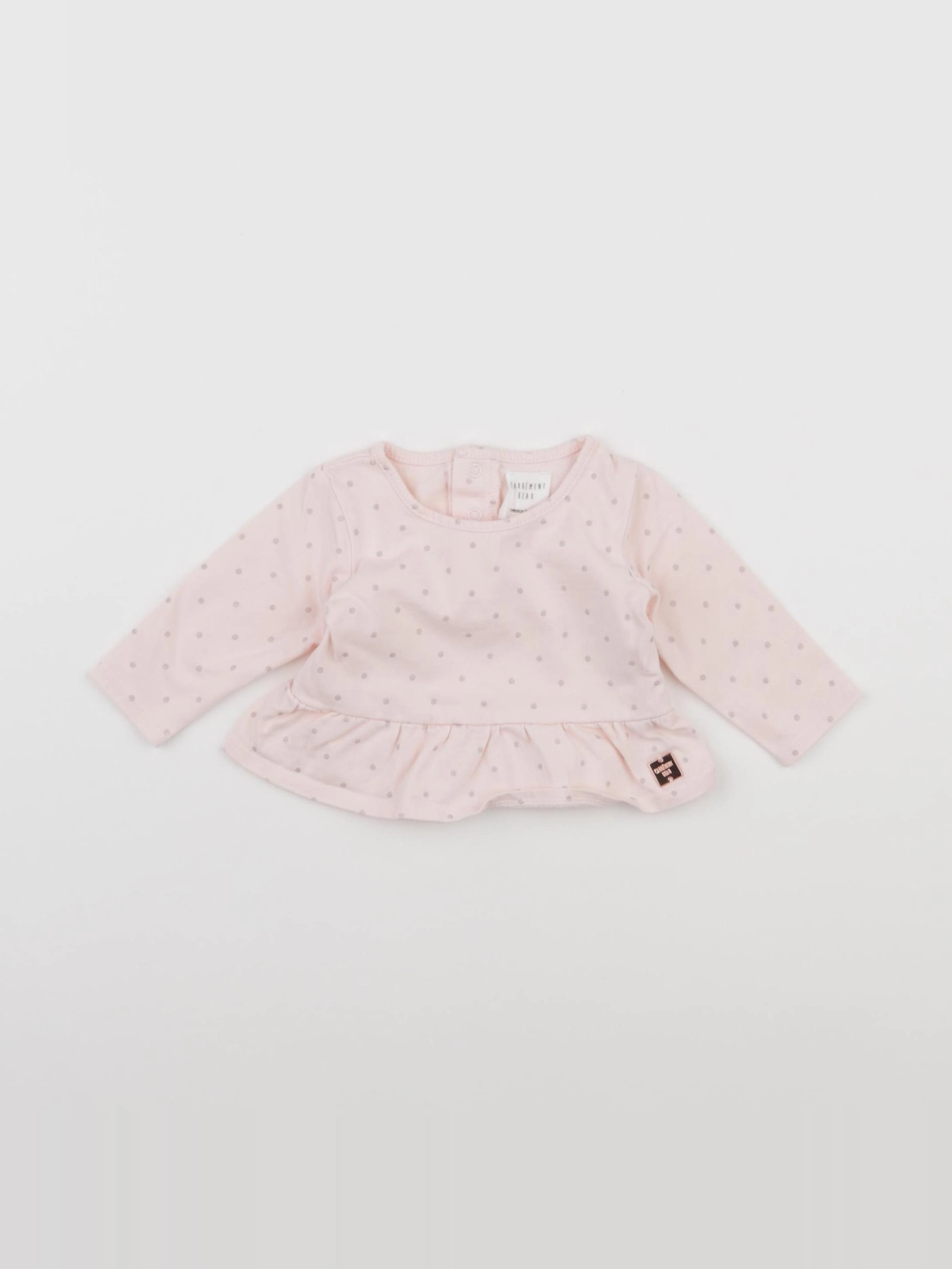 Cadet Rousselle - tee-shirt rose - 3 mois