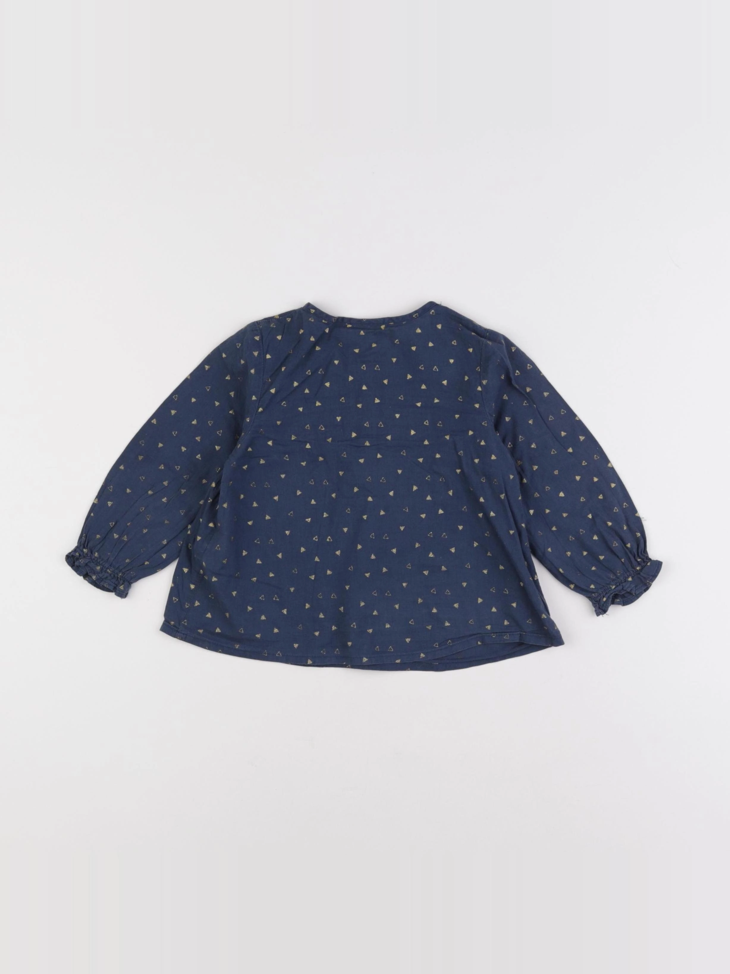 Tape à l'oeil - blouse bleu - 18 mois