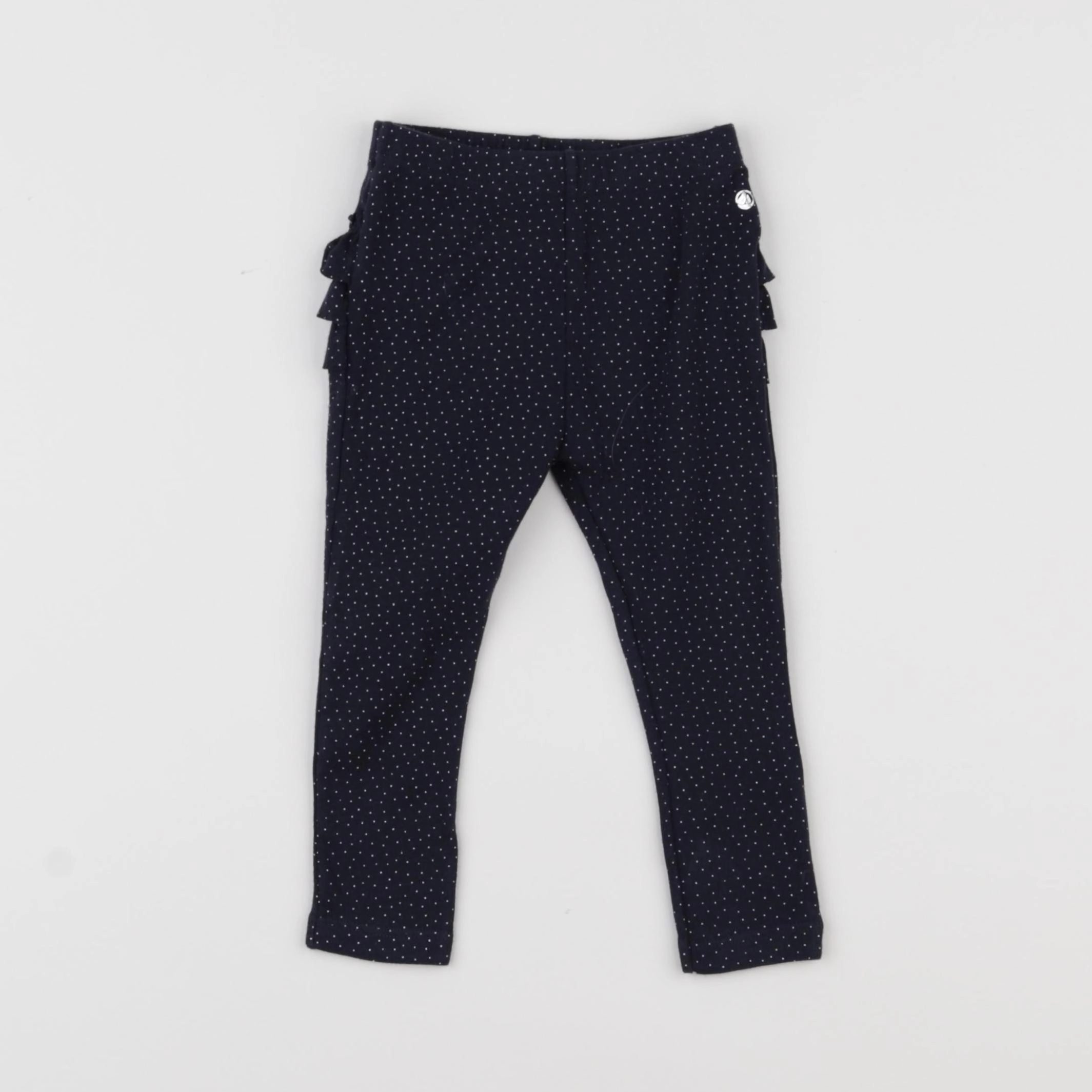Petit Bateau - legging bleu - 18 mois