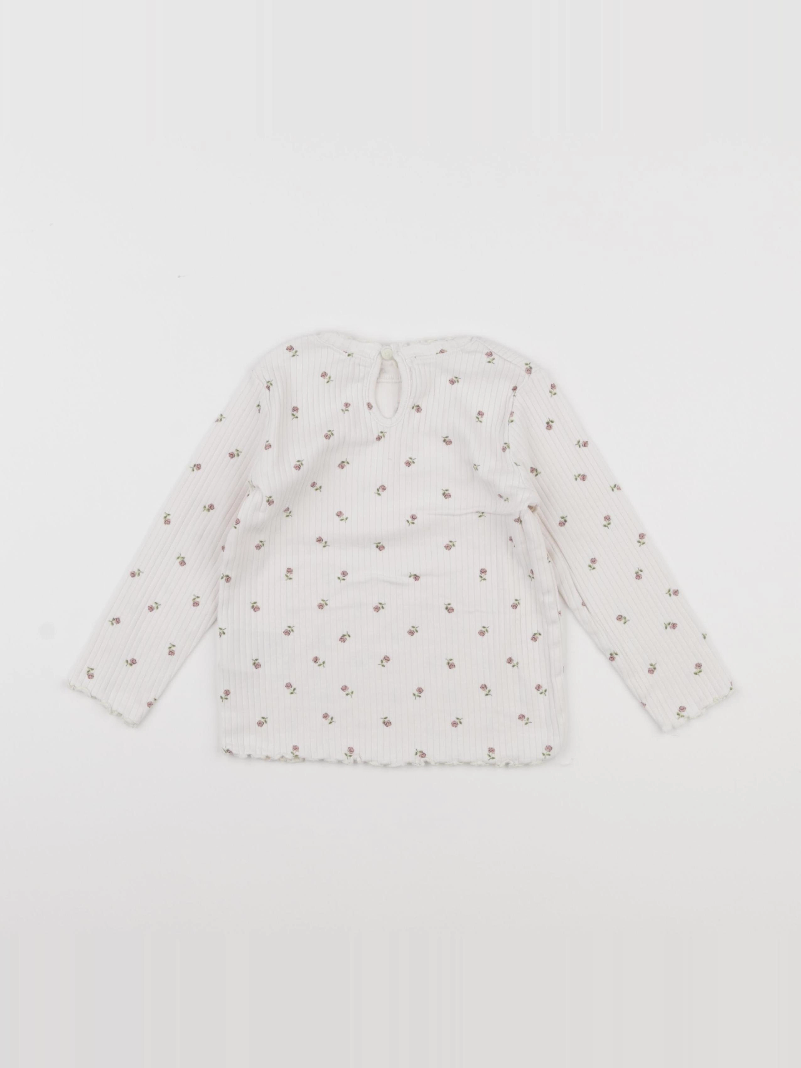 H&M - tee-shirt blanc - 18/24 mois
