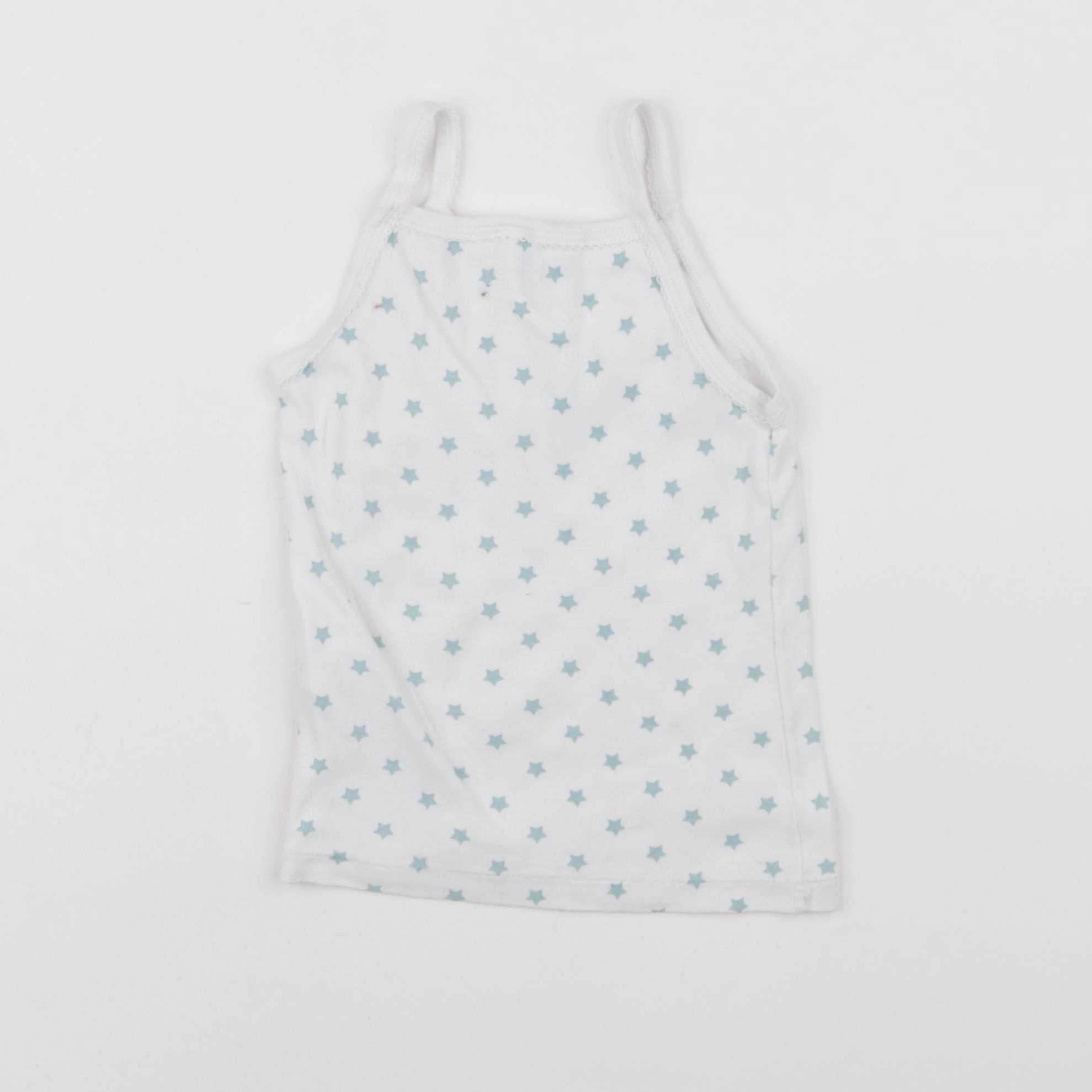 Petit Bateau - maillot de corps vert - 4 ans