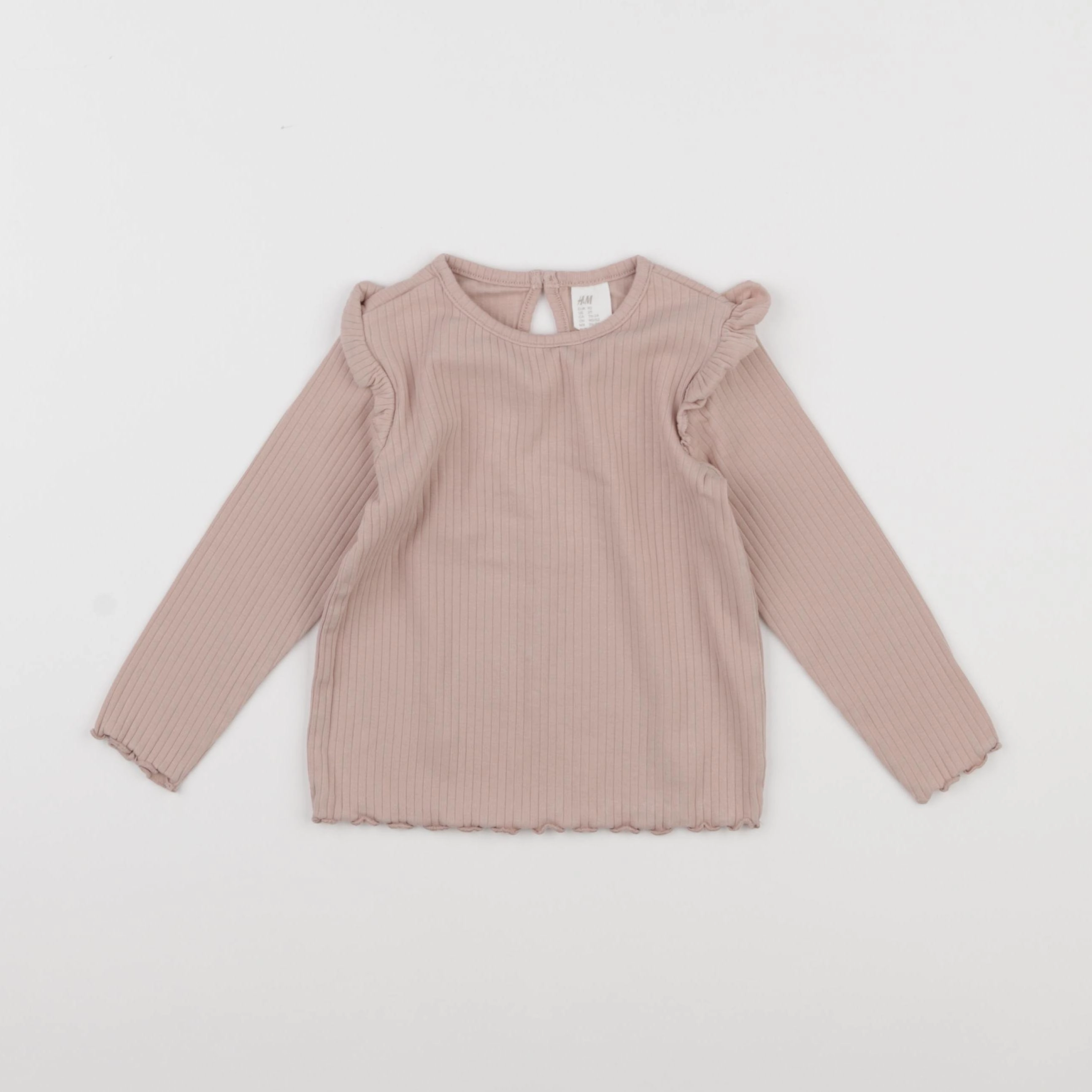H&M - tee-shirt beige - 18/24 mois