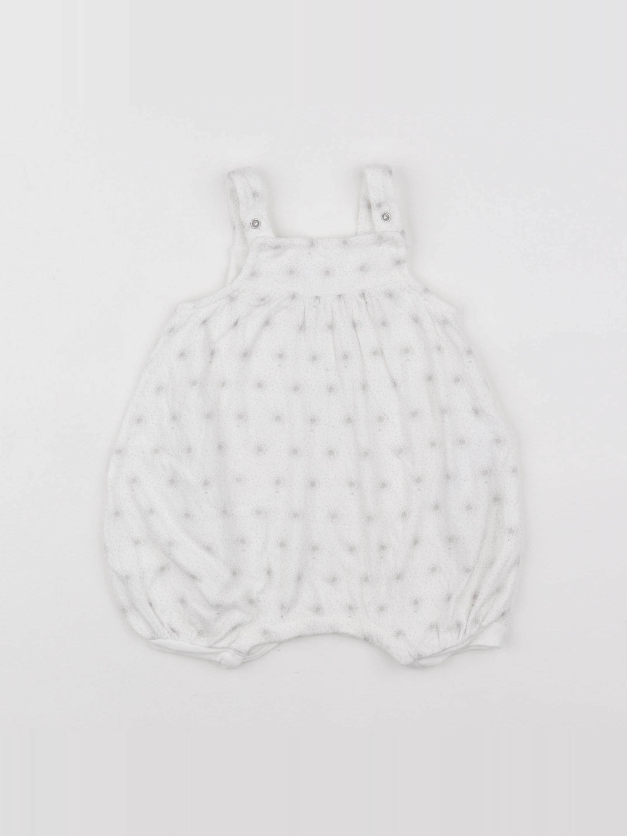 Petit Bateau - combinaison gris - 12 mois