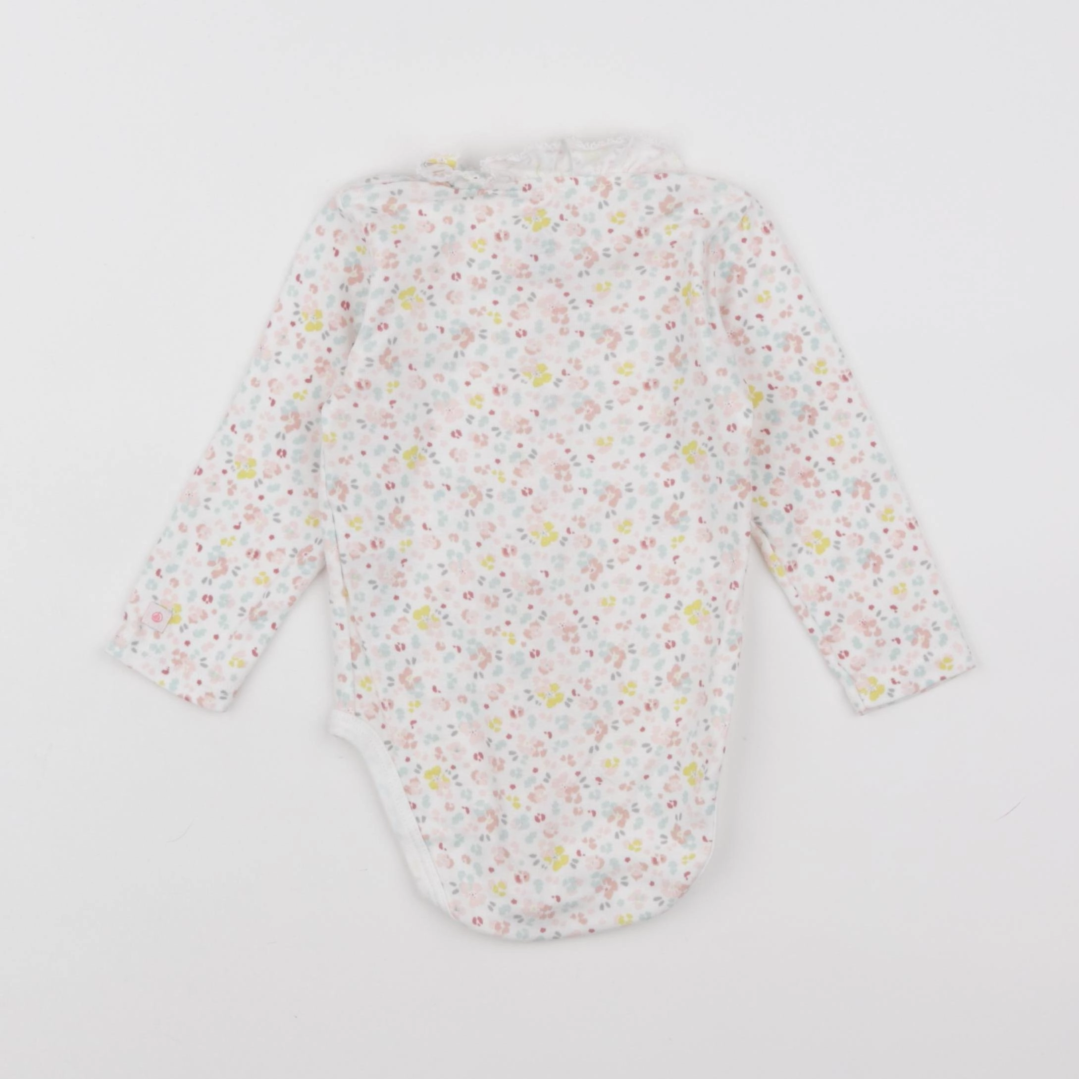 Petit Bateau - body à col multicolore - 18 mois