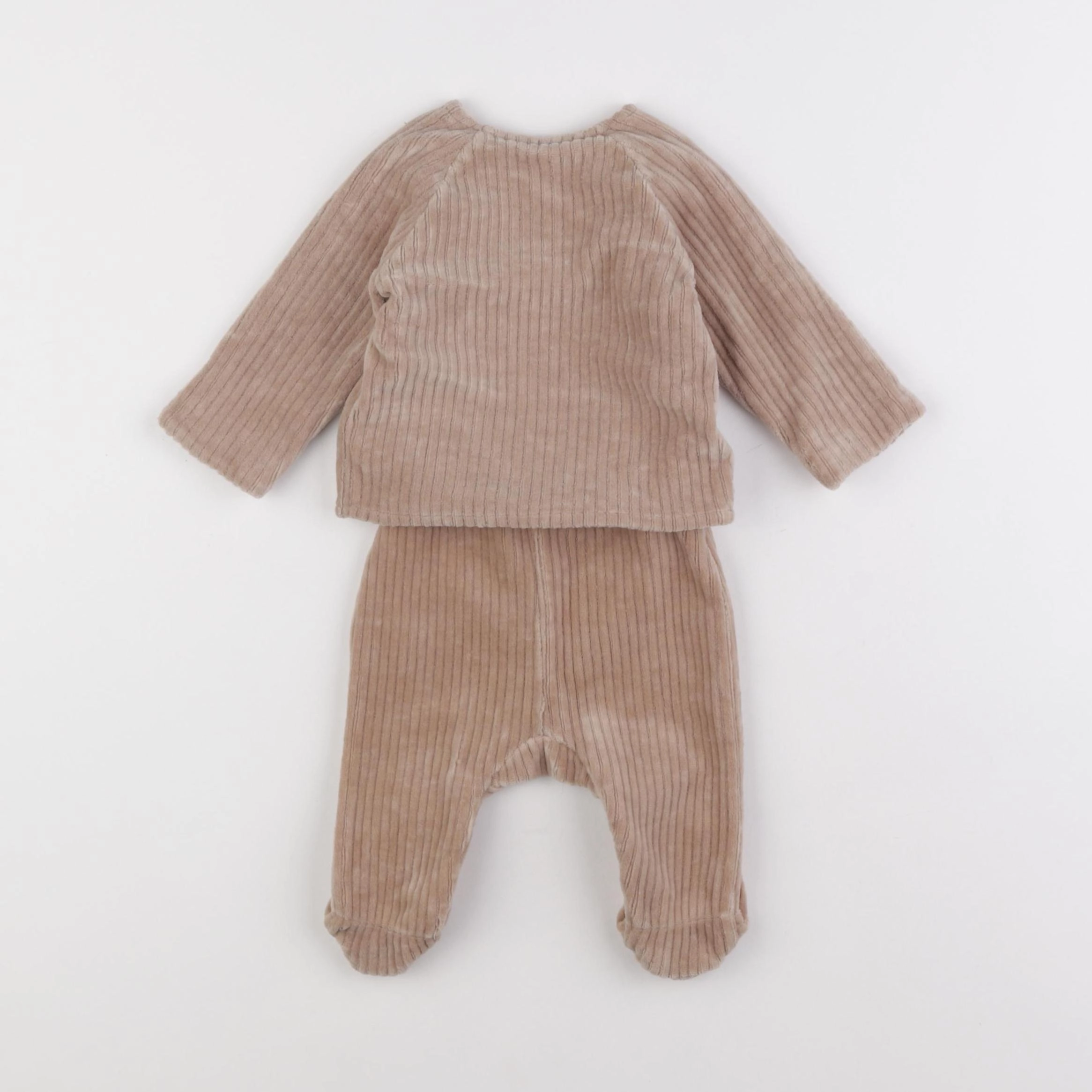 La Redoute - ensemble marron - 1 mois