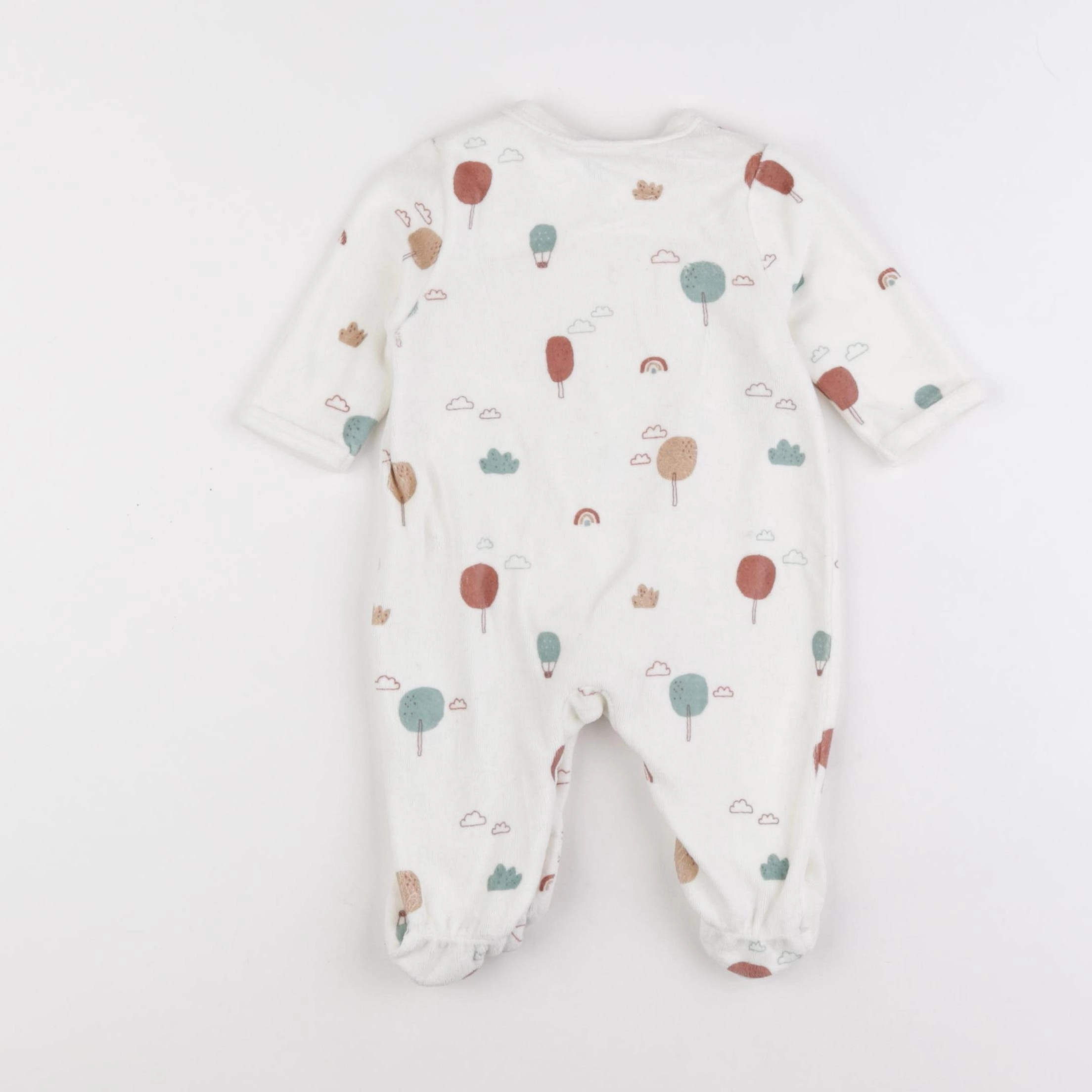 La Redoute - pyjama velours blanc - 3 mois