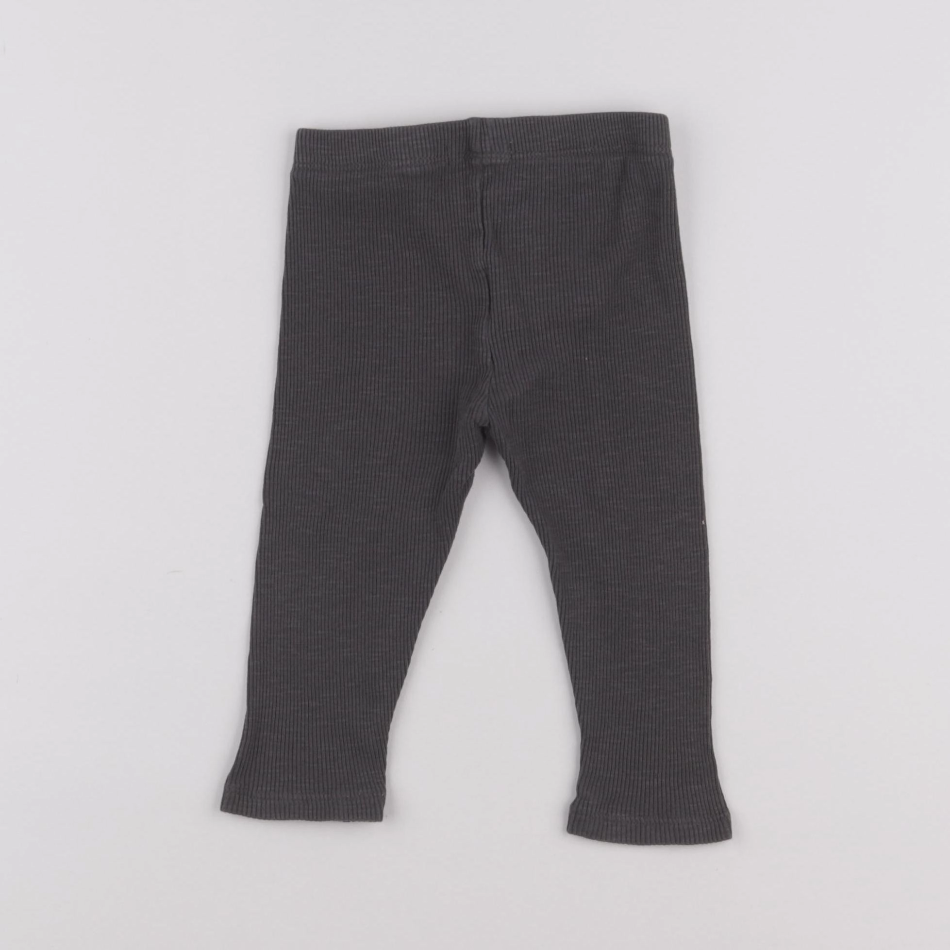 Vertbaudet - legging gris - 18 mois