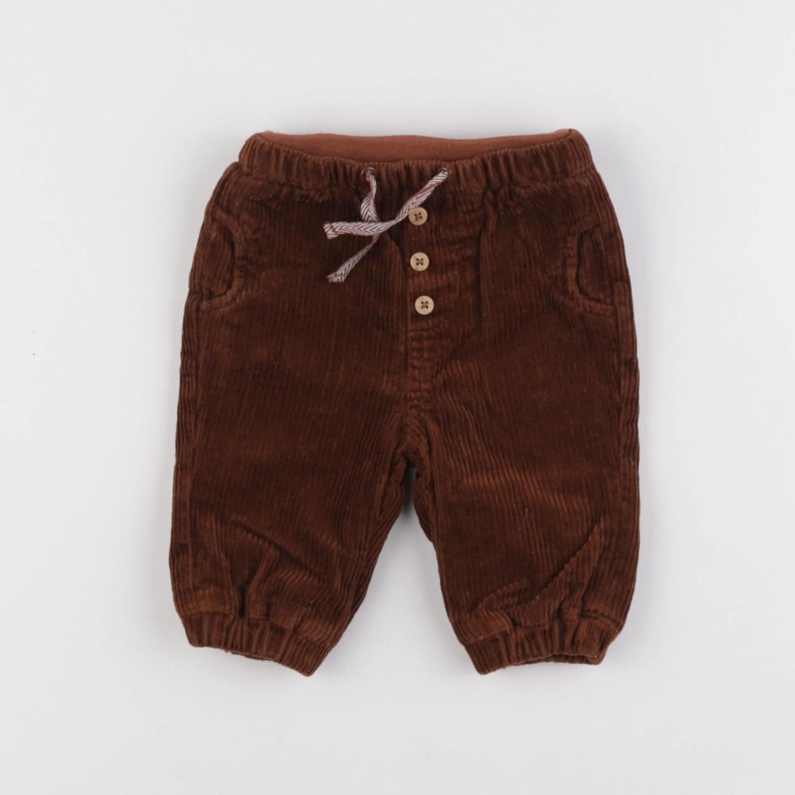 Vertbaudet - pantalon marron - 1 mois