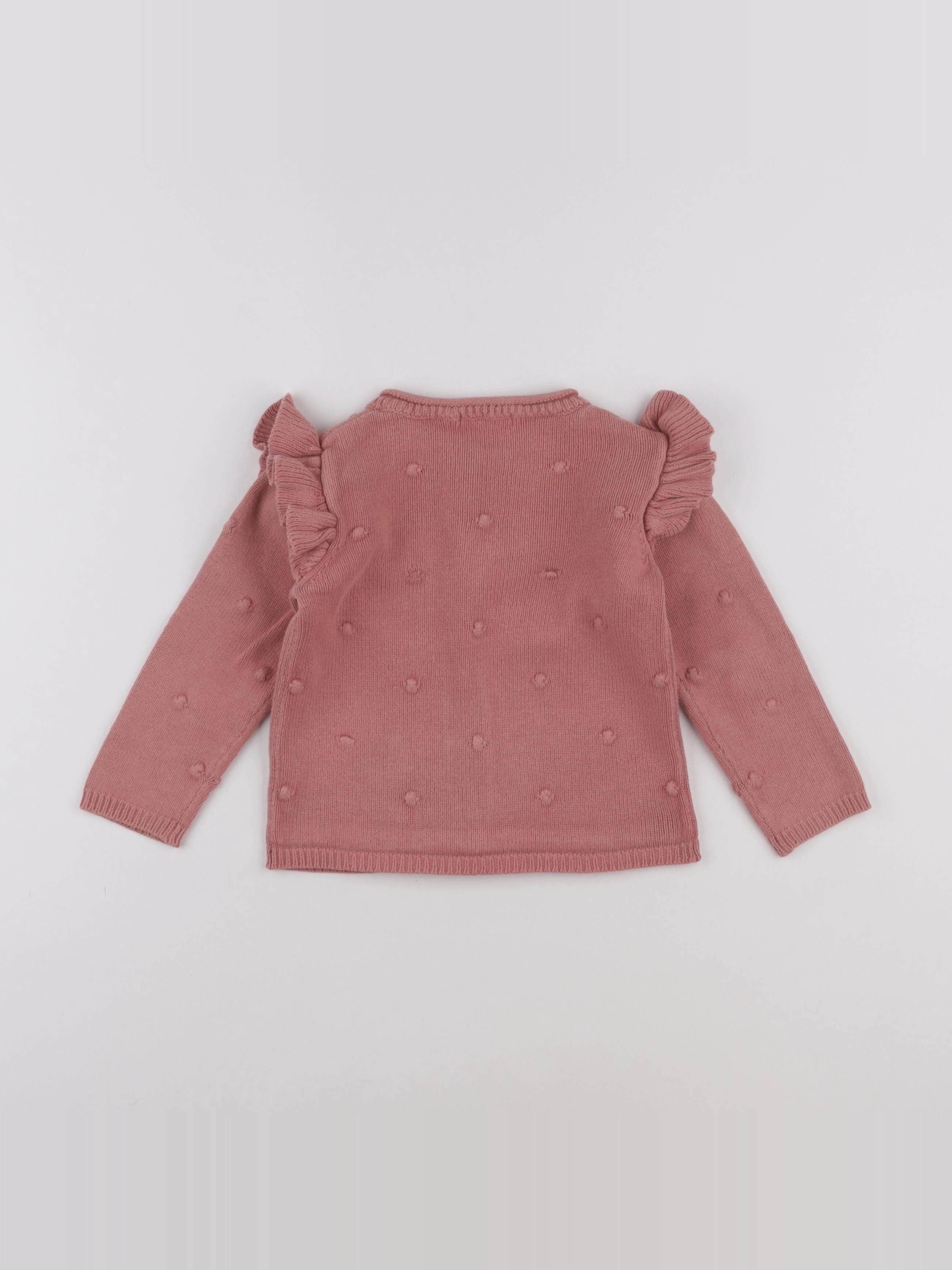 Vertbaudet - gilet rose - 24 mois