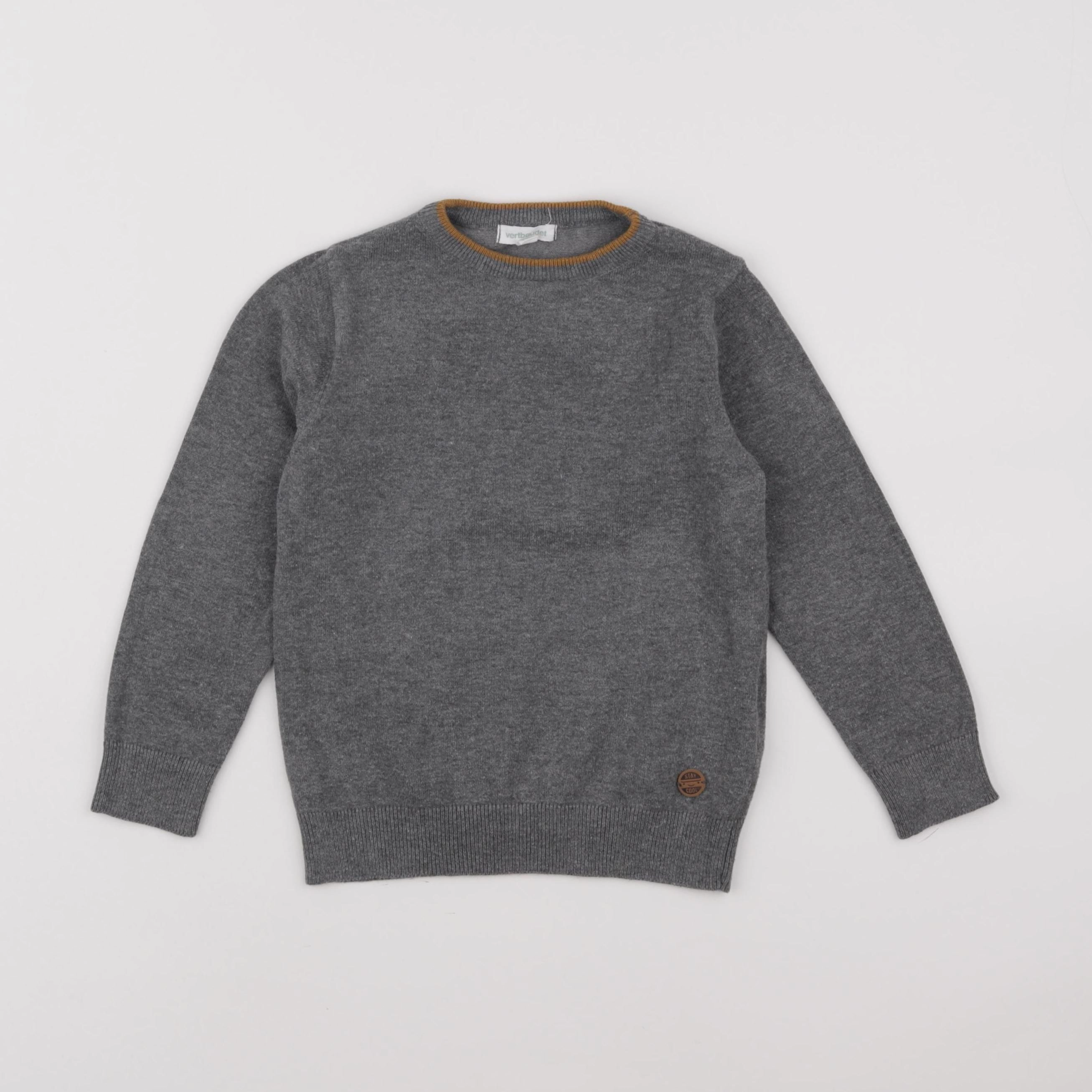 Vertbaudet - pull gris - 4 ans