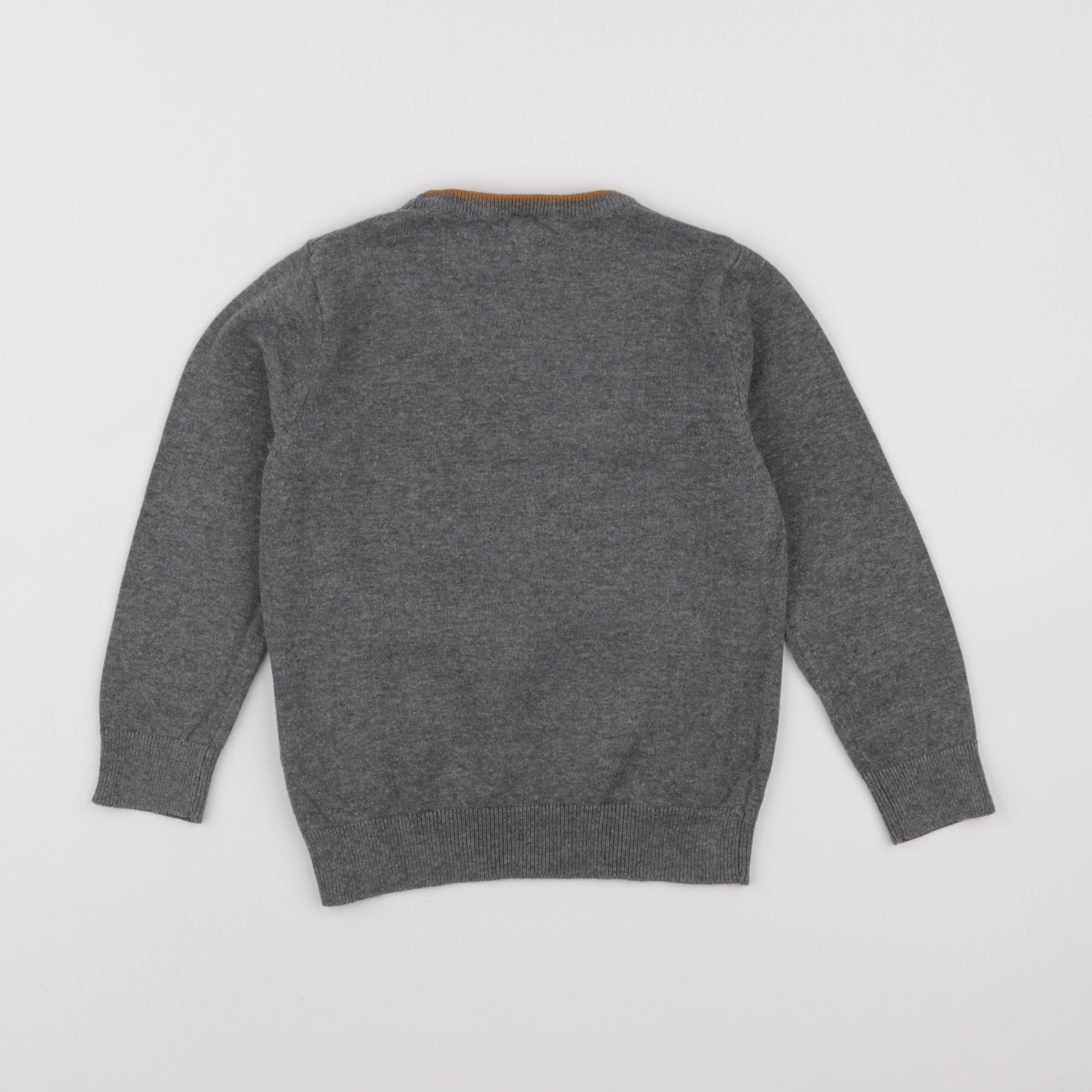 Vertbaudet - pull gris - 4 ans