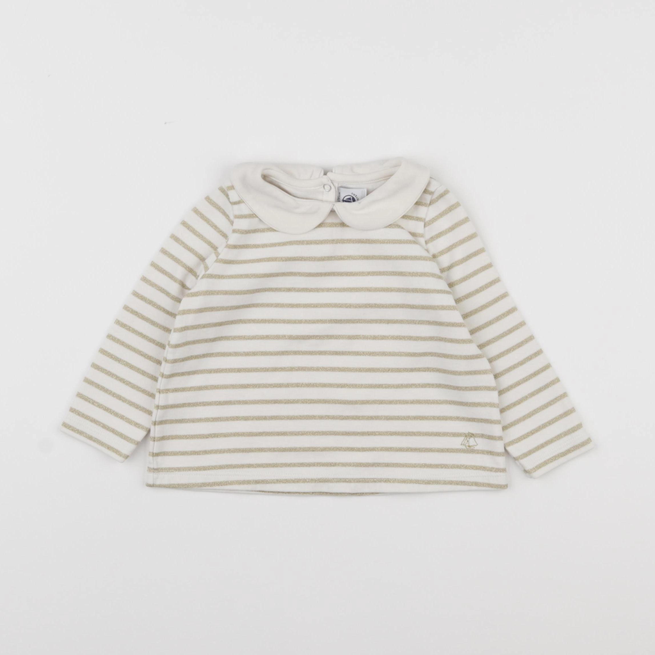 Petit Bateau - tee-shirt beige, or - 18 mois