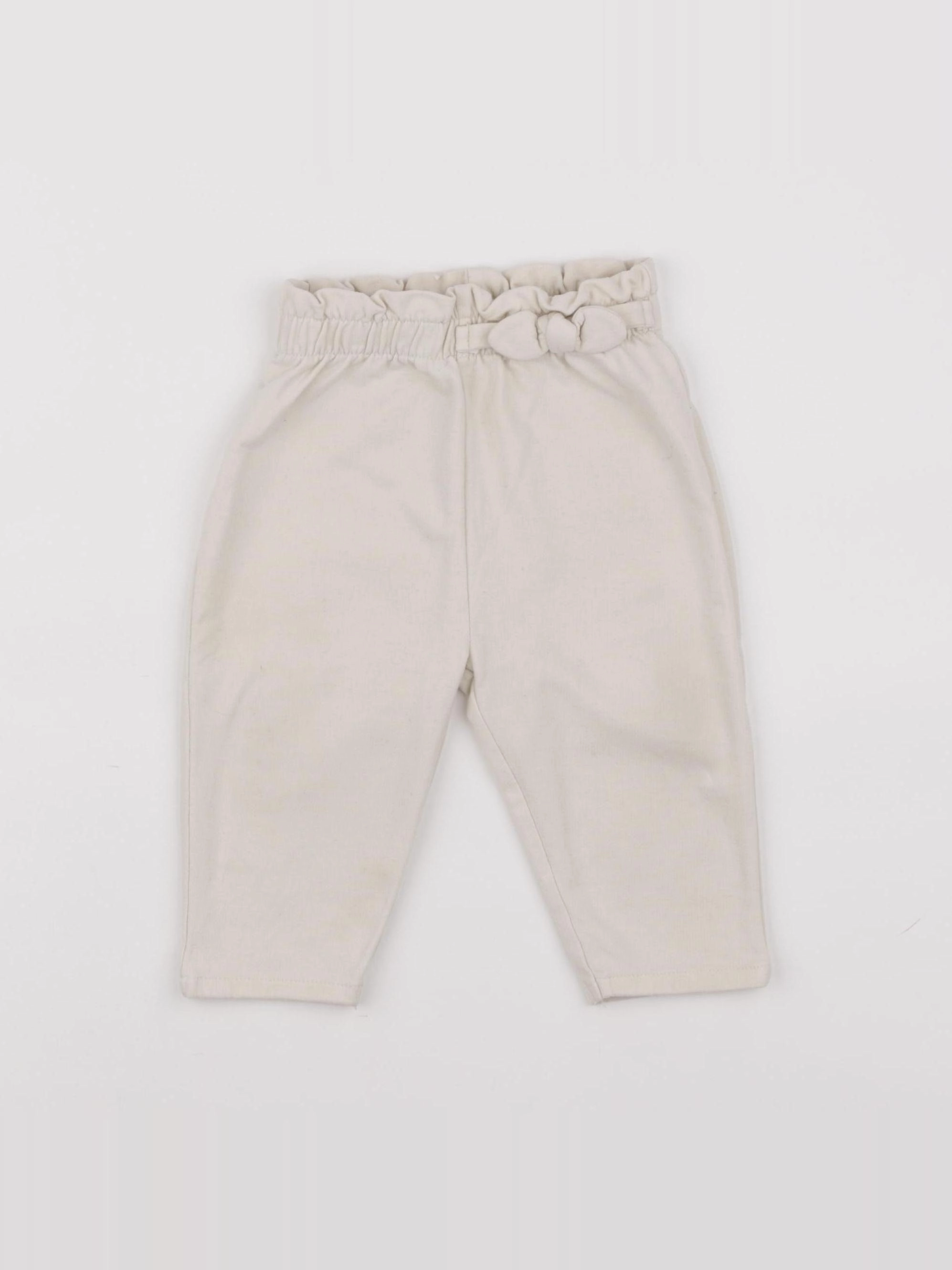 Vertbaudet - jogging beige - 12 mois